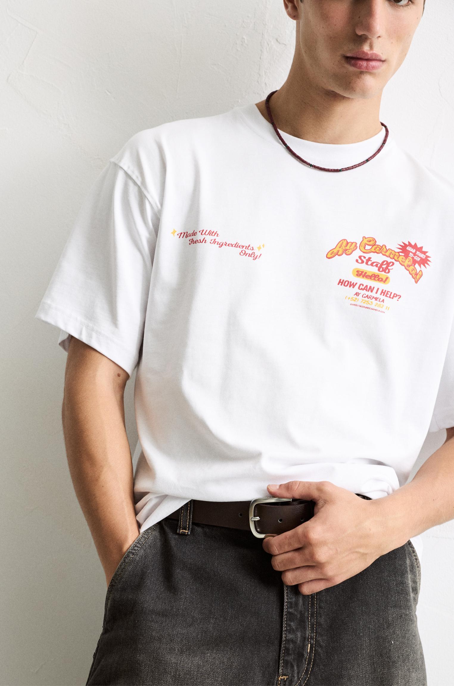 Brown faux leather belt Product Image