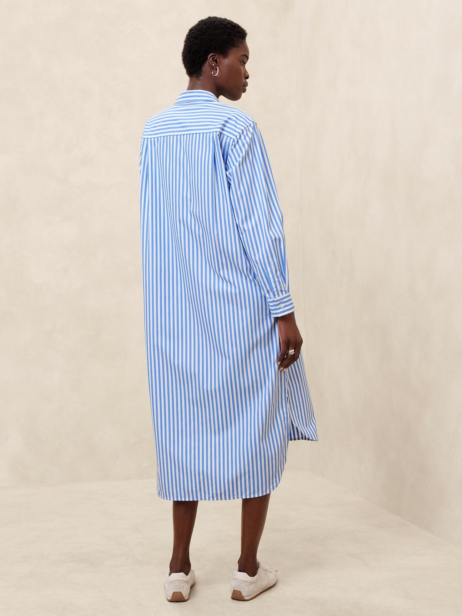 Midi Poplin Shirtdress Product Image