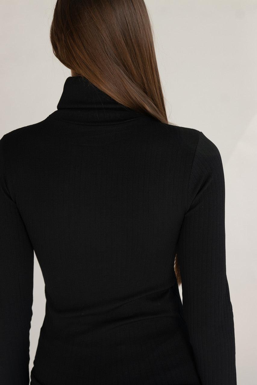 Seamless Ribbed Turtleneck Product Image