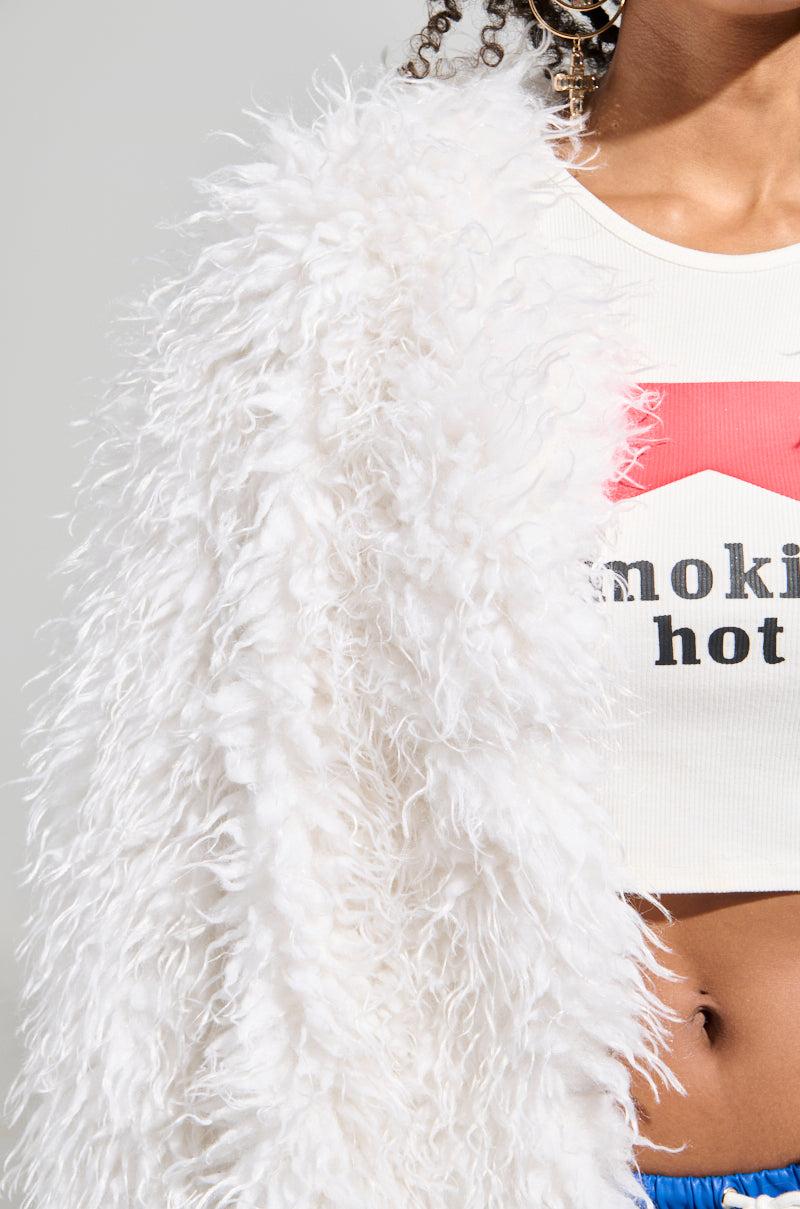 INA MOHAIR FUR TRENCH Product Image