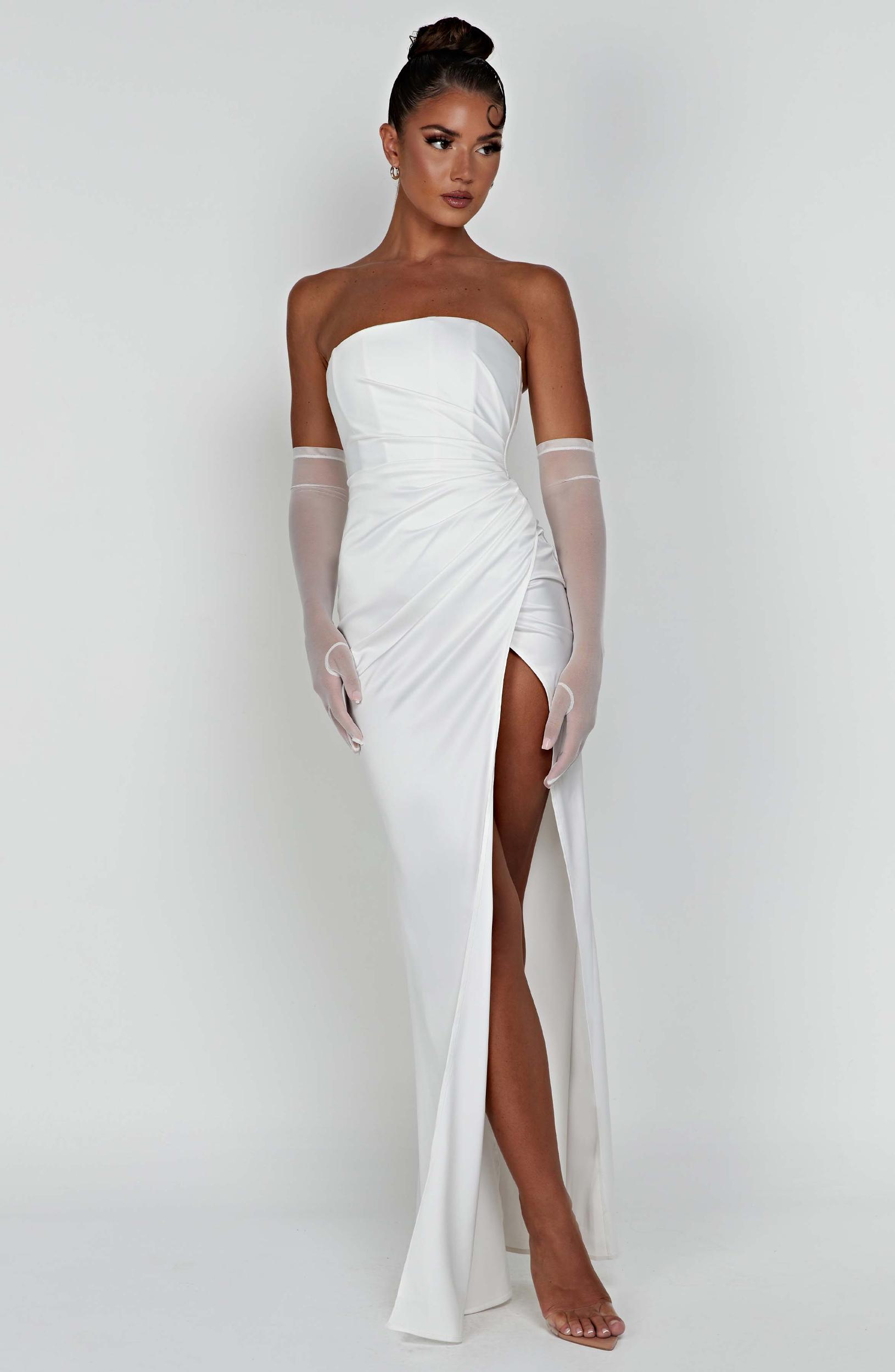 Safiya Maxi Dress - Ivory Product Image