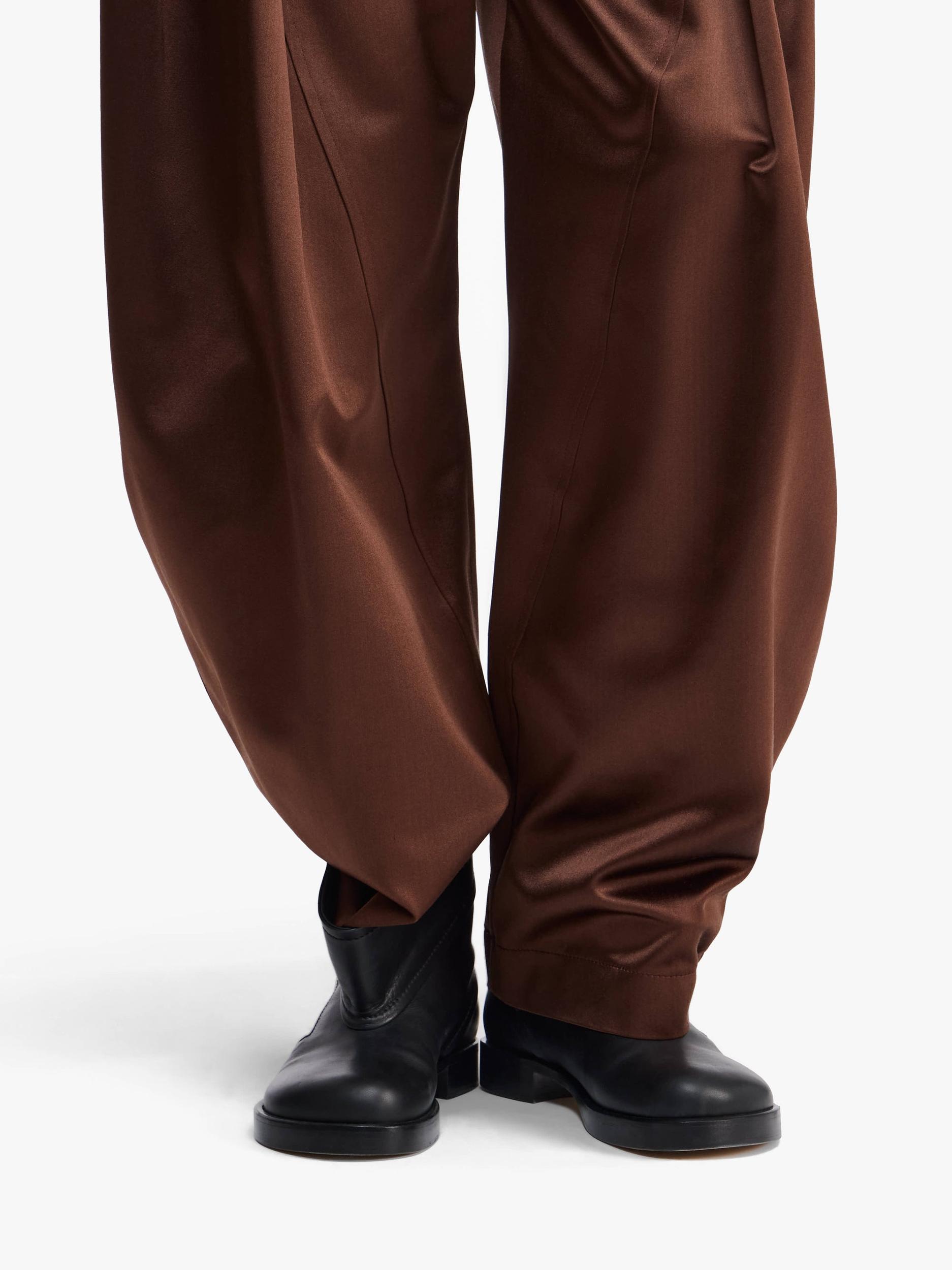 PLEATED D-RING TROUSERS Product Image