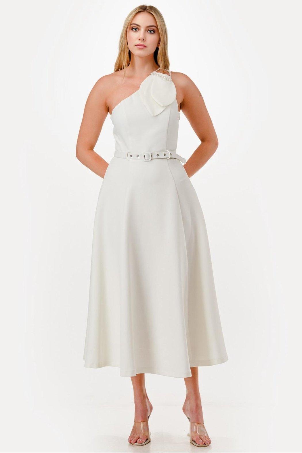 One Shoulder Dress Product Image