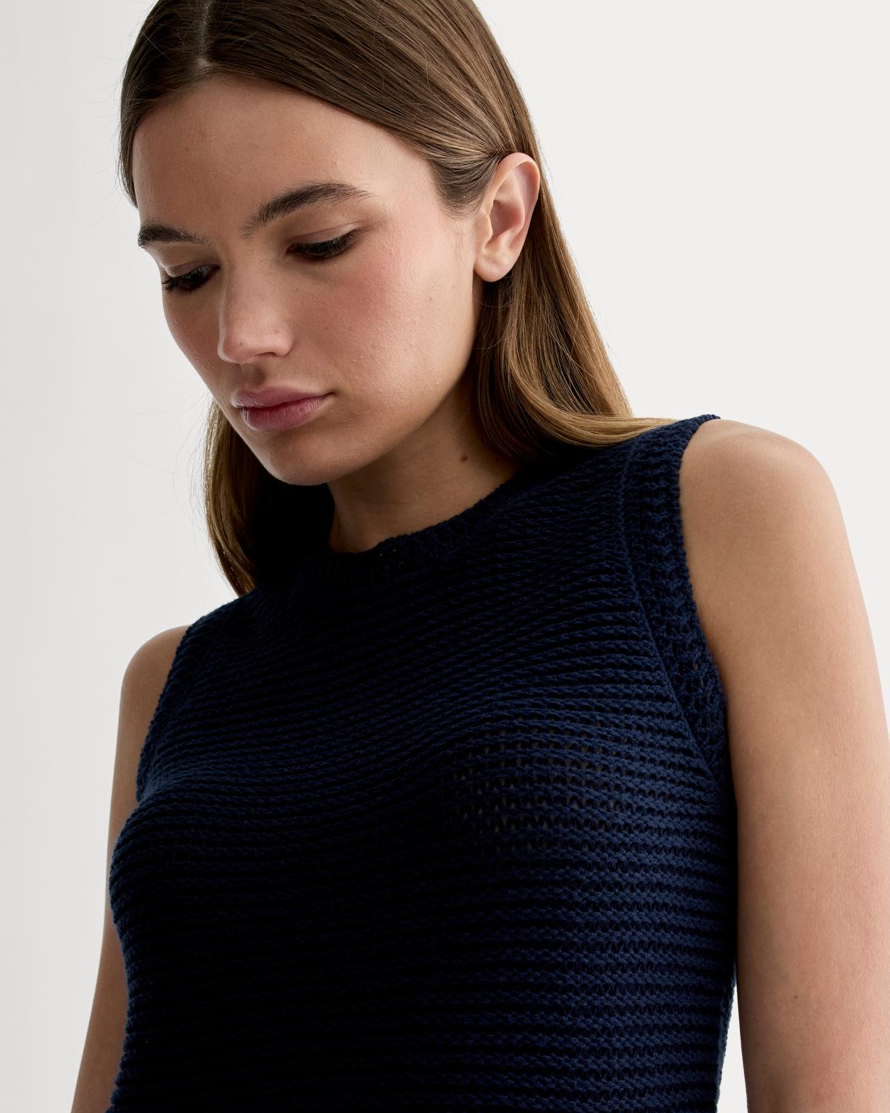 Womens Organic Cotton Open-Stitch Tank by Everlane Product Image