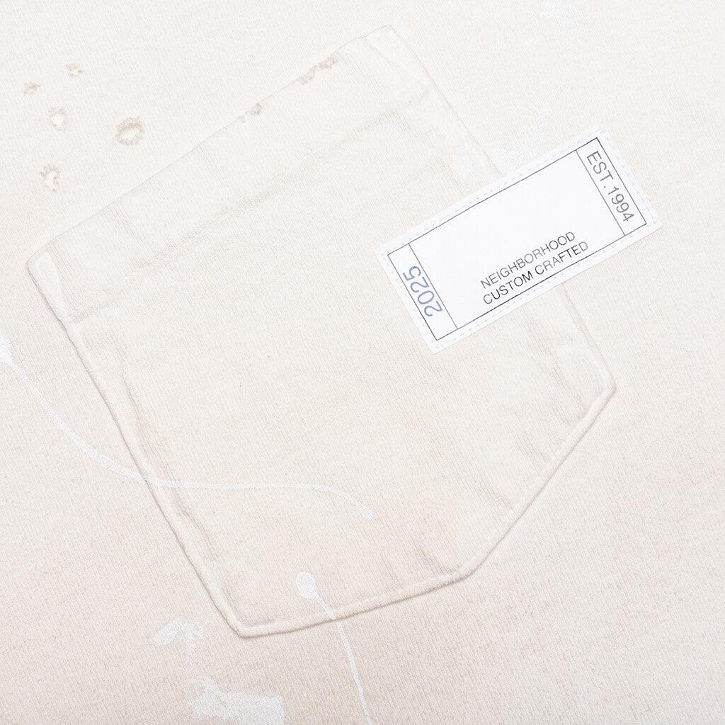 Savage S/S Pocket Crewneck - Off White Male Product Image