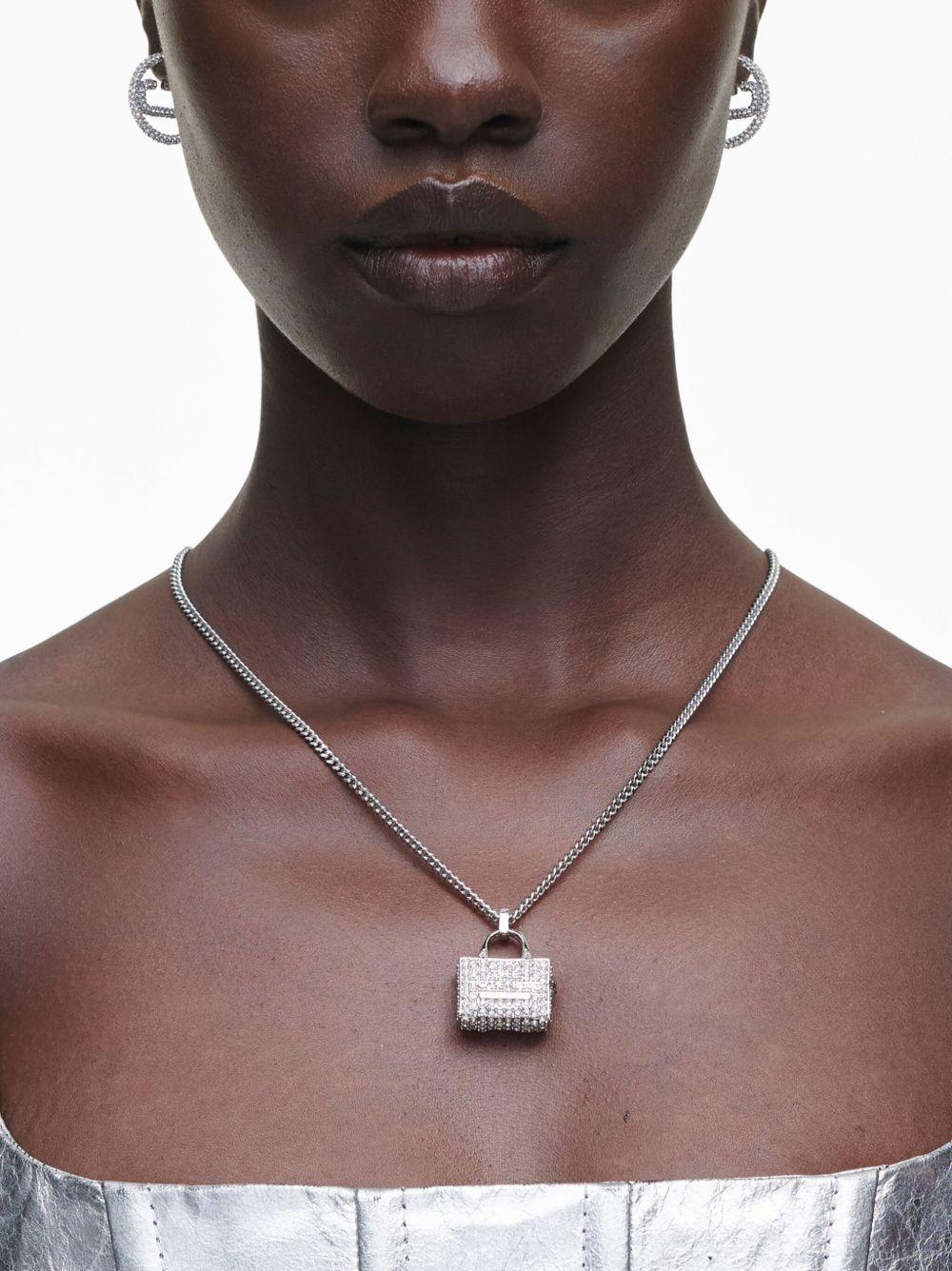 The Pavé Tote Bag necklace Product Image