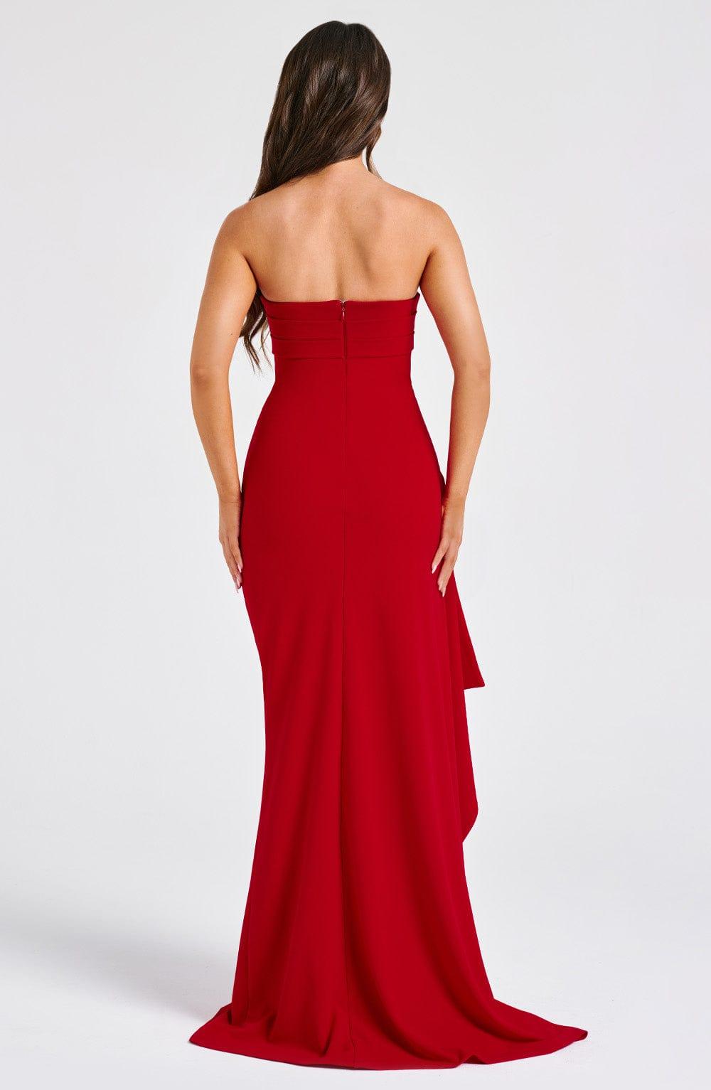 Zafira Maxi Dress - Red Product Image
