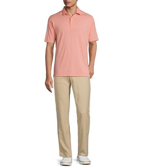 Rowm Rec + Relax Short Sleeve Solid Polo Shirt Product Image