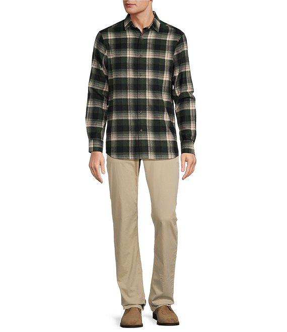 Hart Schaffner Marx Dark Ombre Plaid Long Sleeve Sportshirt Product Image
