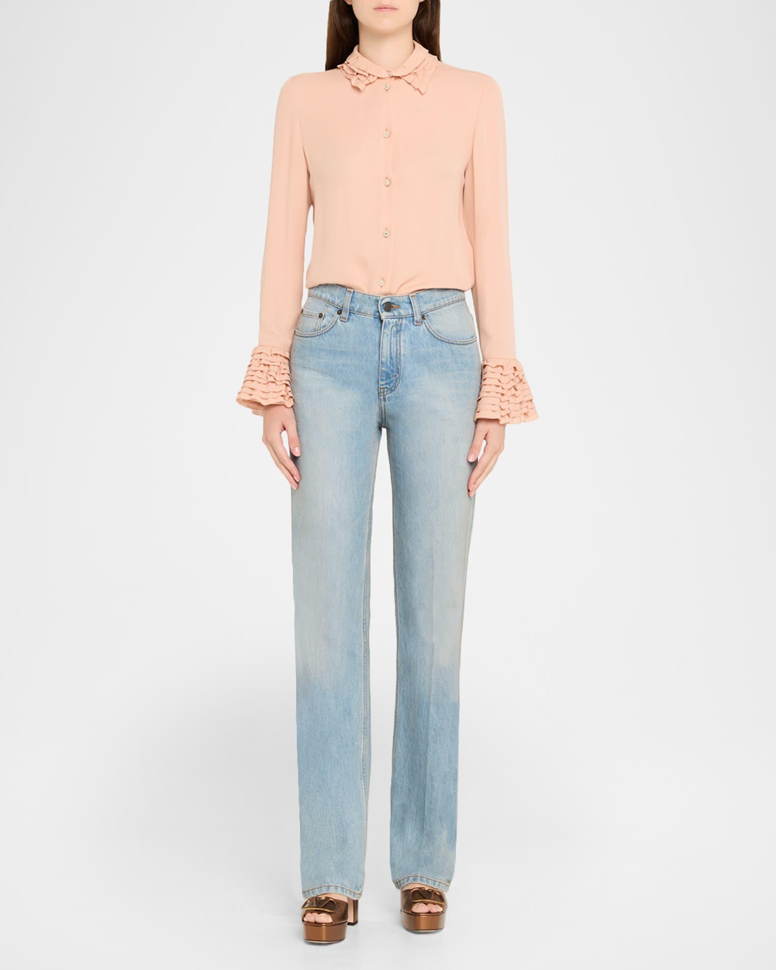 VLogo Signature Metallic Leather Platform Sandals Product Image