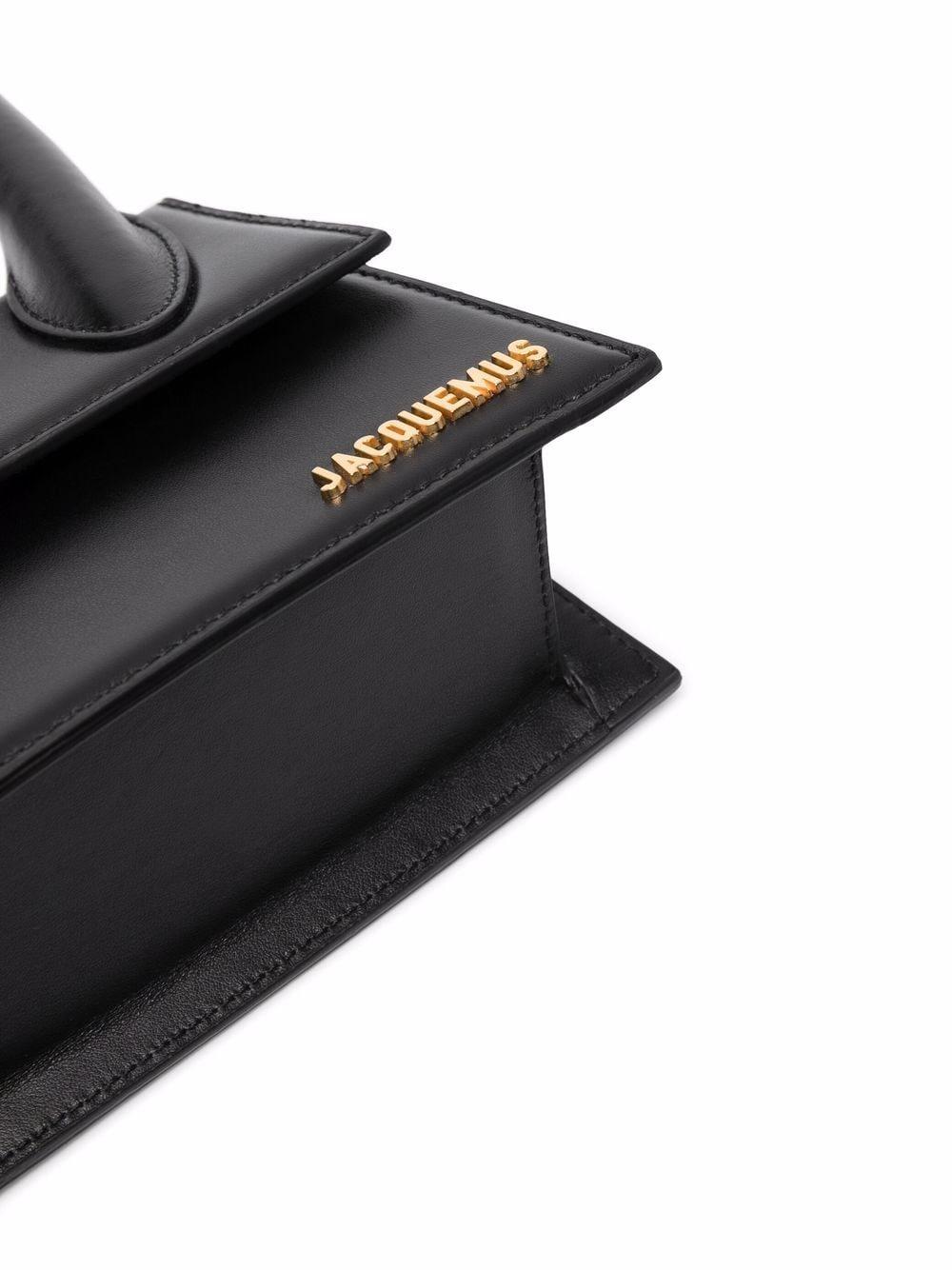 JACQUEMUS Small Handle And Removable Shoulder Strap In Black Product Image