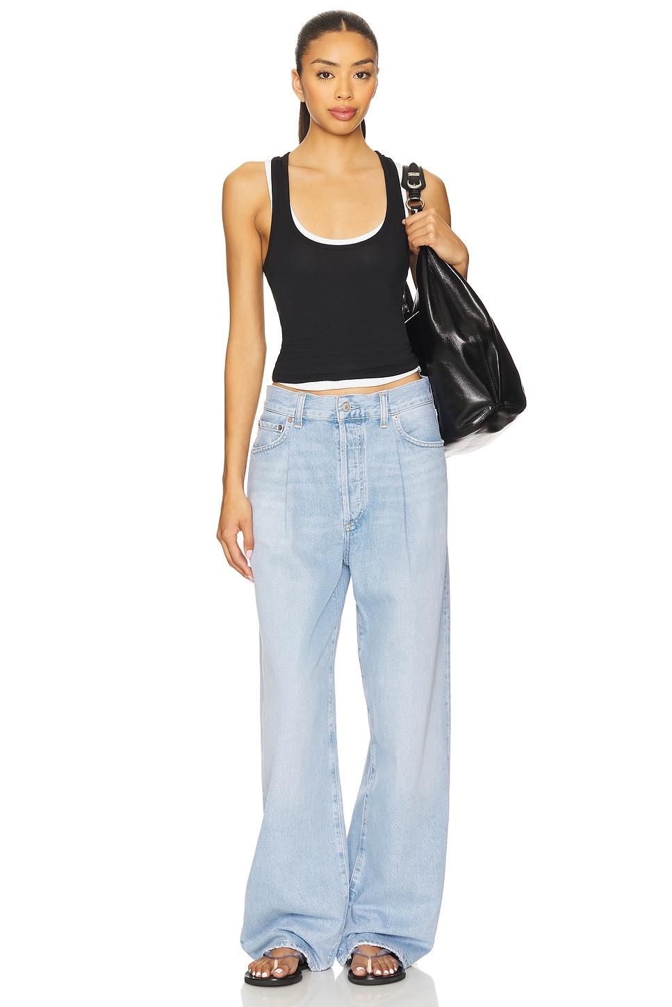 Franka Pleat Baggy Jeans AGOLDE Product Image