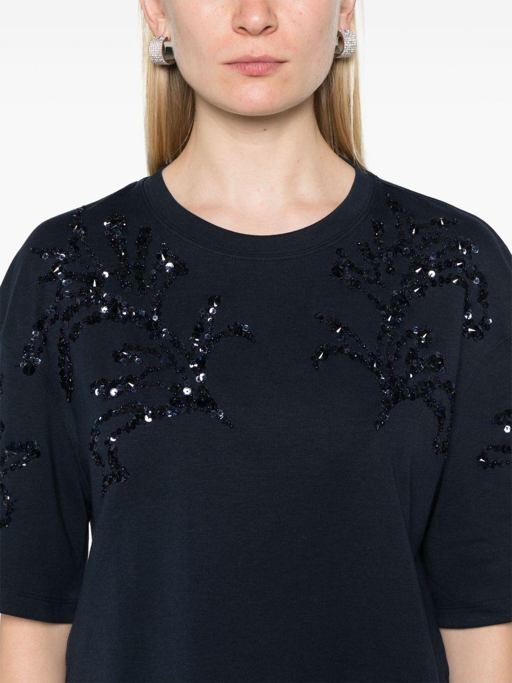 rhinestone-embellished T-shirt Product Image