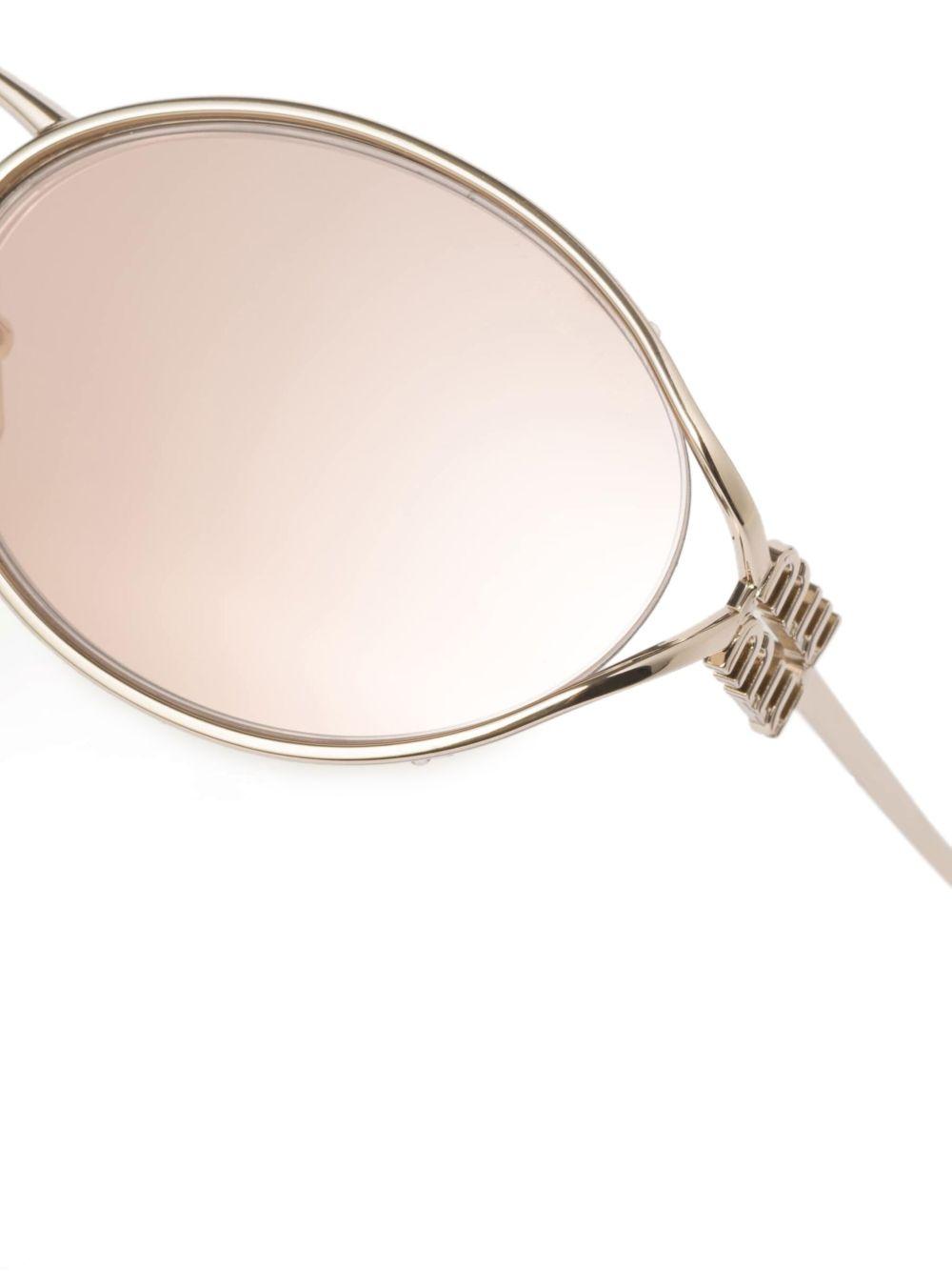 Logo oval-frame sunglasses Product Image
