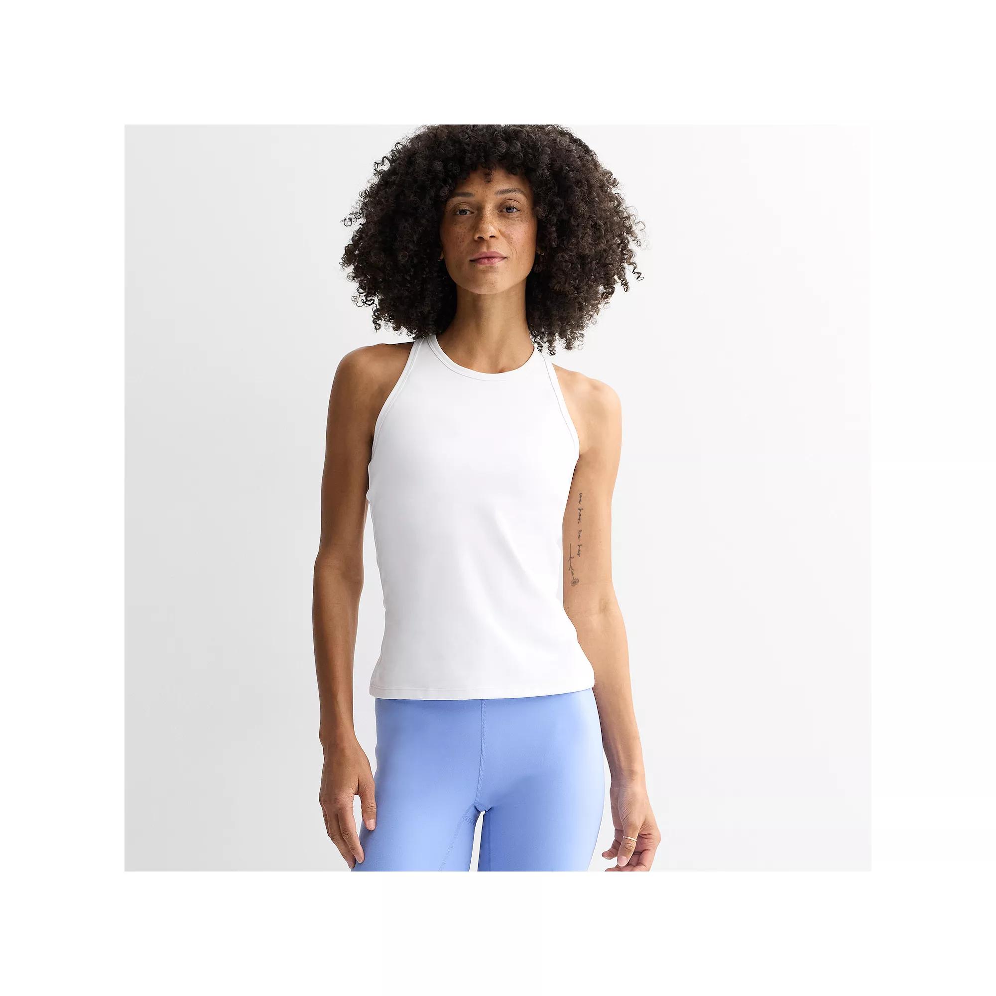 Women’s FLX Affirmation High Neck Waist-Length Tank Top, Women's,  Product Image