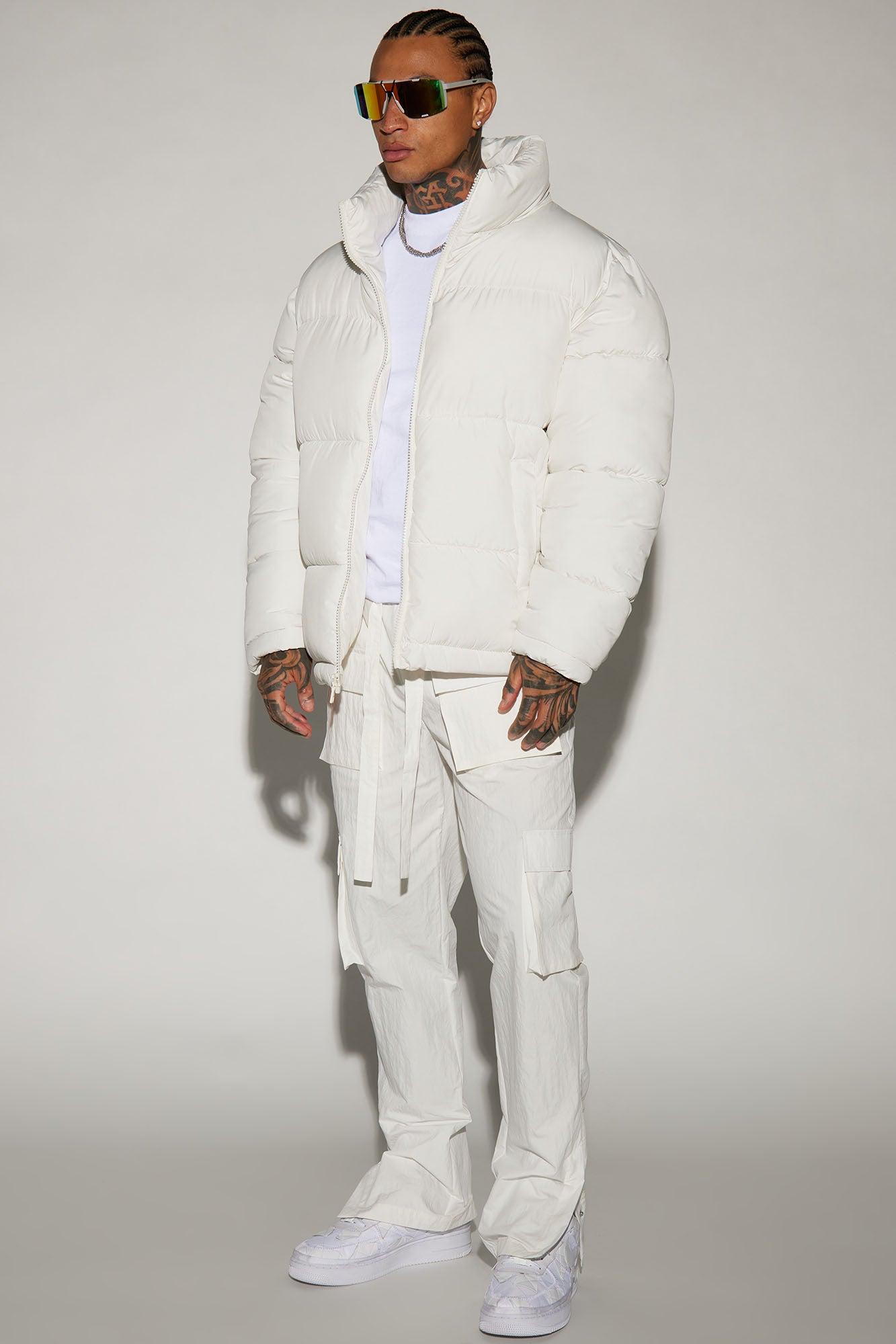 Nothing Compares Puffer Jacket - White Male Product Image