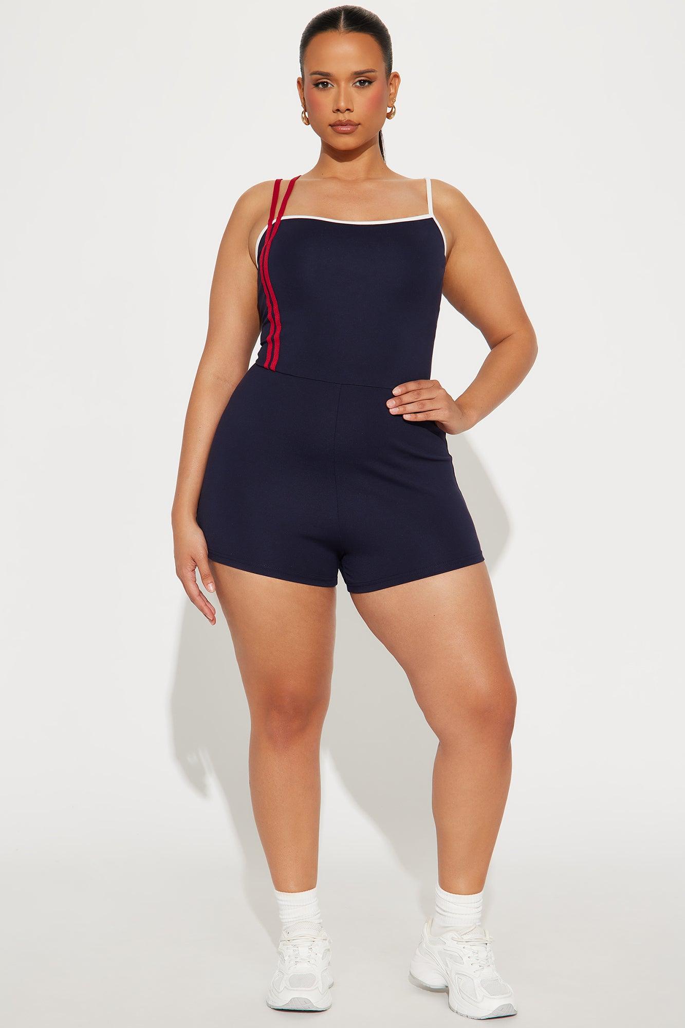 Destiny Is Mine Romper - Navy/combo Product Image