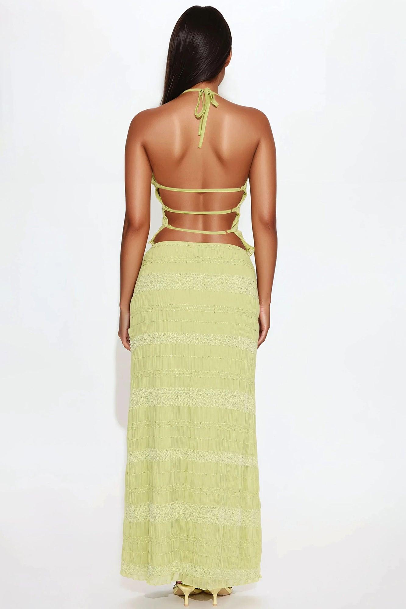 Florence Maxi Skirt Set - Sage Product Image