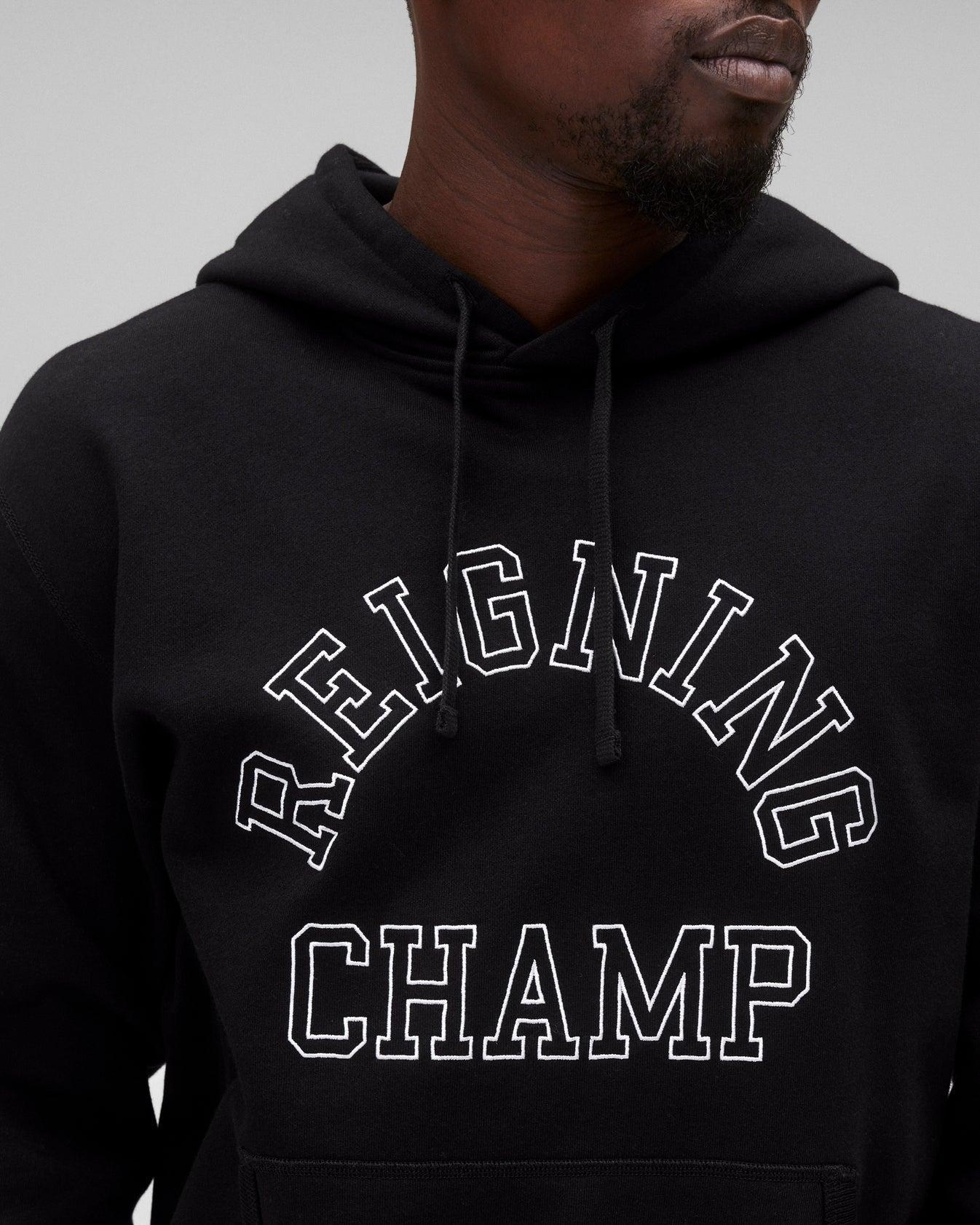 Midweight Terry Arch Logo Standard Hoodie Male Product Image