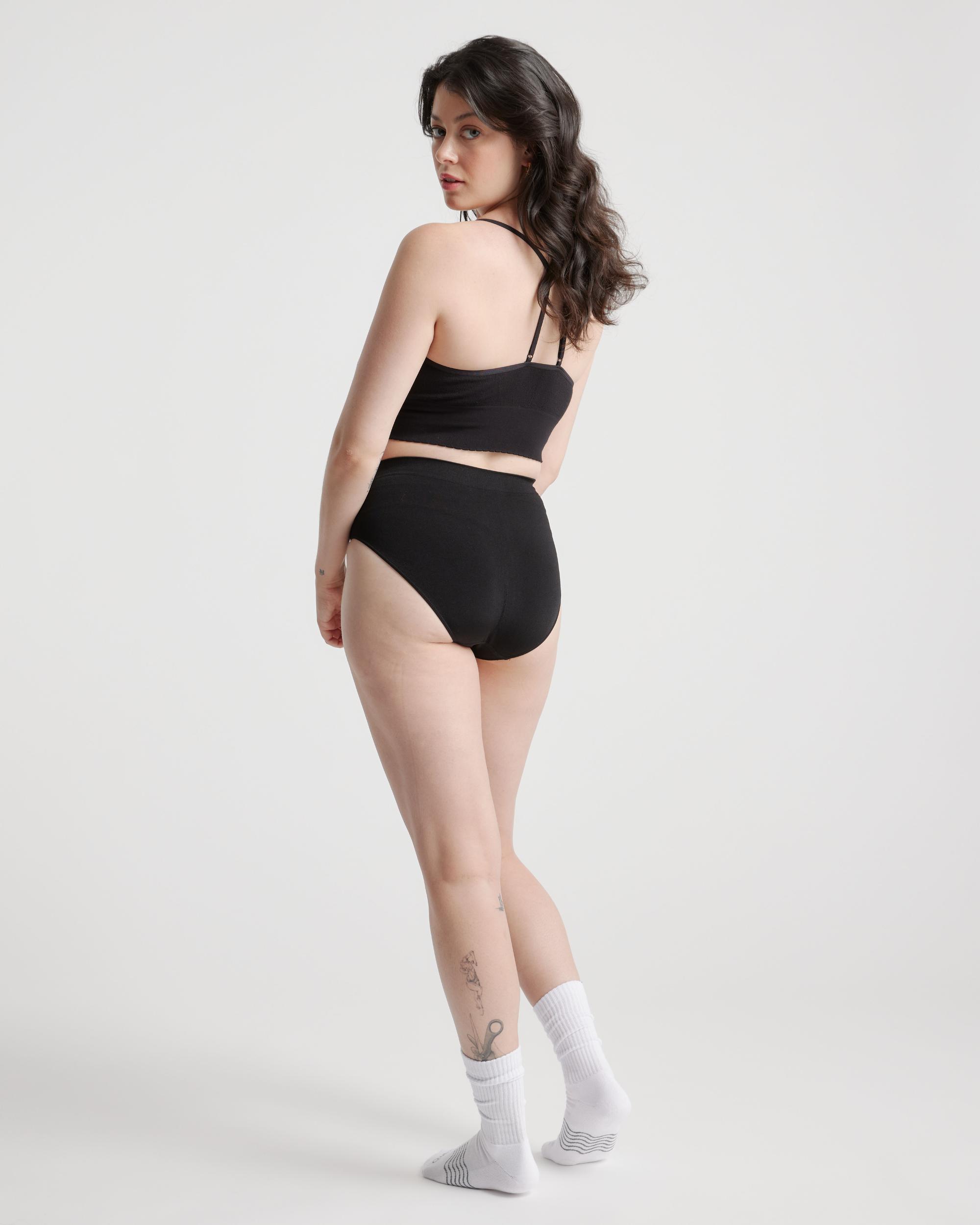 Quince | Women's Smoothing Comfort High-Waisted Brief Nylon/Spandex Product Image