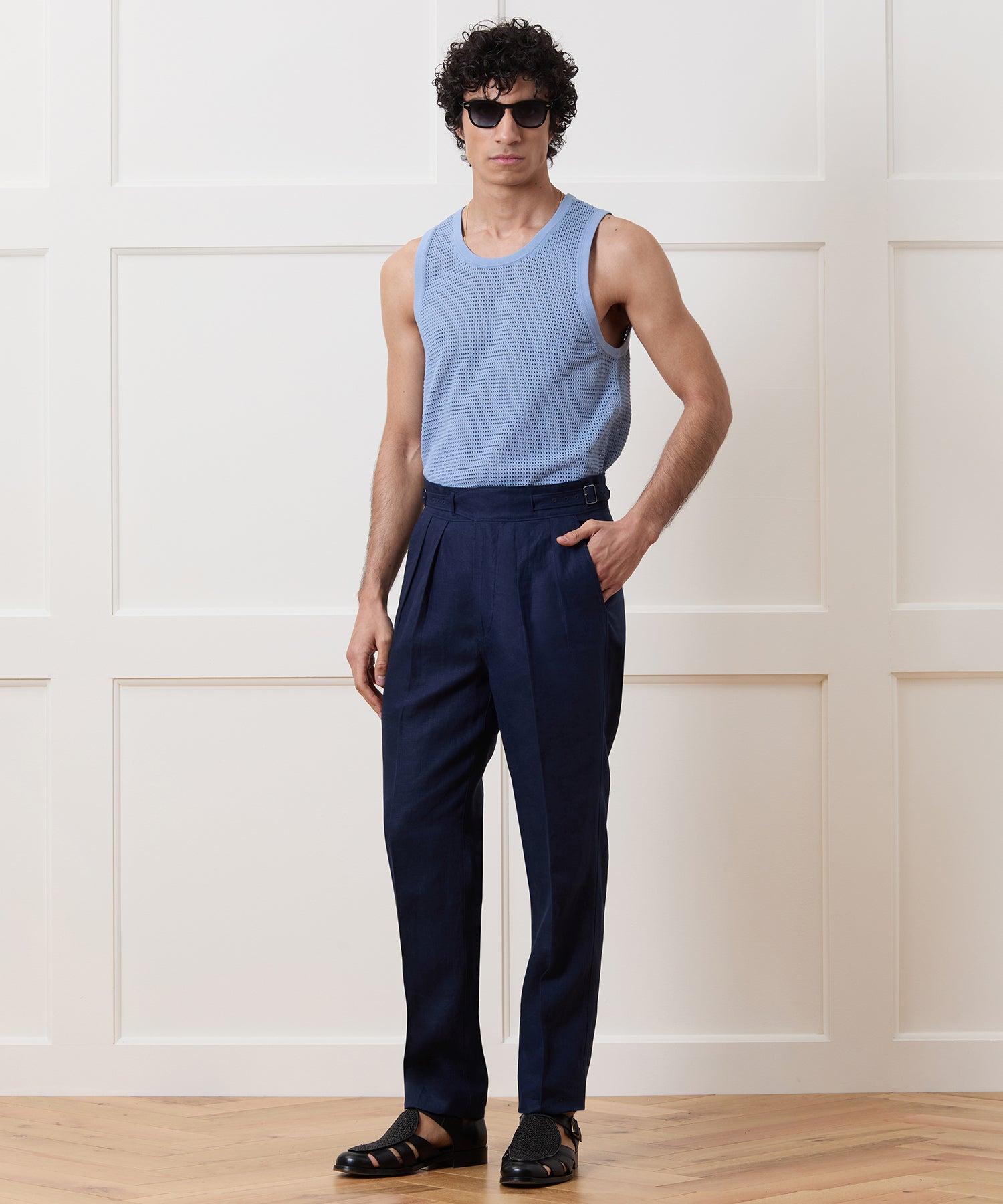 Irish Linen Gurkha Trouser Product Image