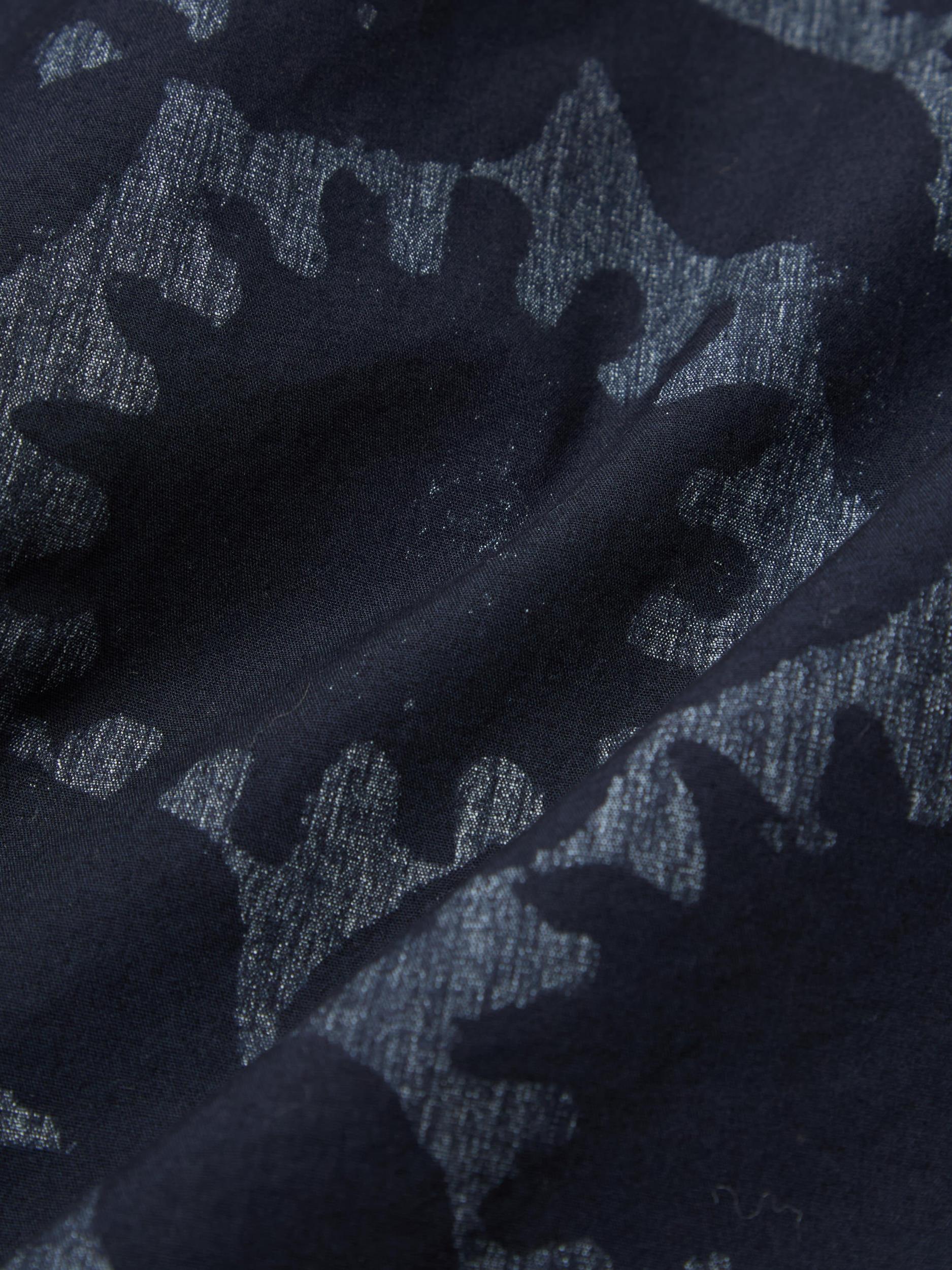 Universal Works Windcheater in Navy Over Dyed Sun Print Product Image