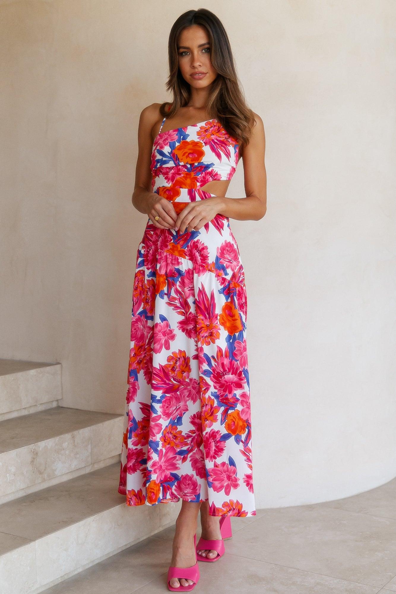 Find Your Paradise Maxi Dress Floral Product Image