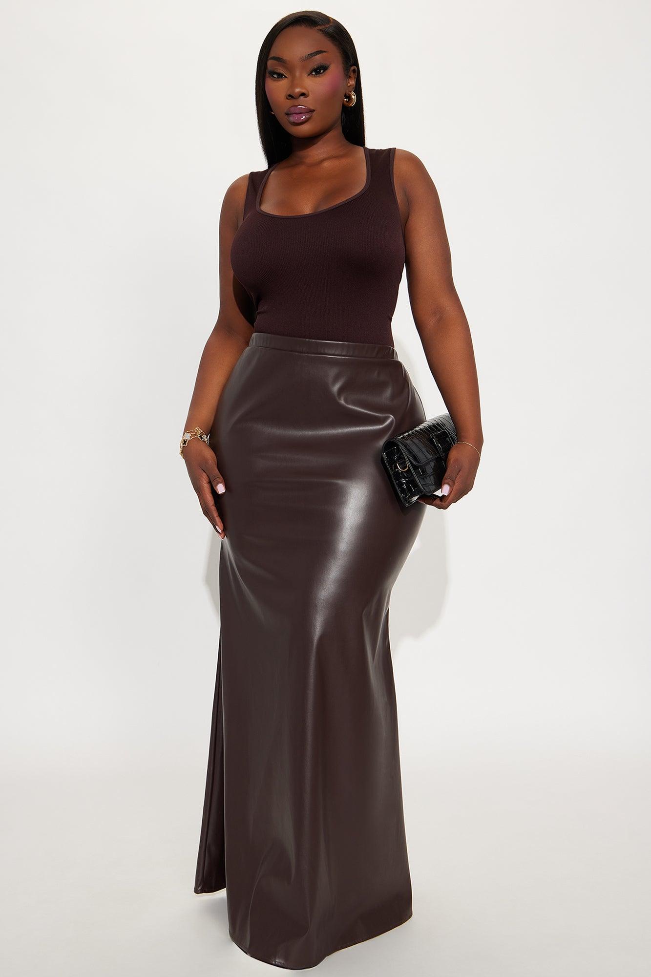 Cindy Seamless Bodysuit - Brown Female Product Image