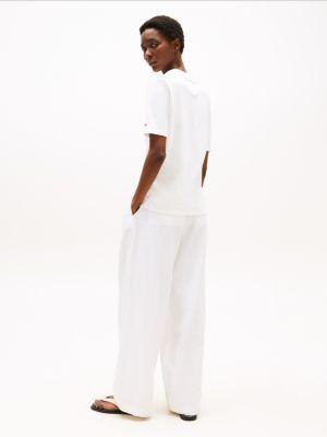 Regular Fit Circle Logo Stretch Polo Product Image