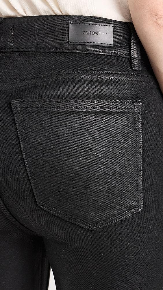 DL1961 Mara Straight: Mid Rise Instasculpt Ankle Jeans | Shopbop Product Image