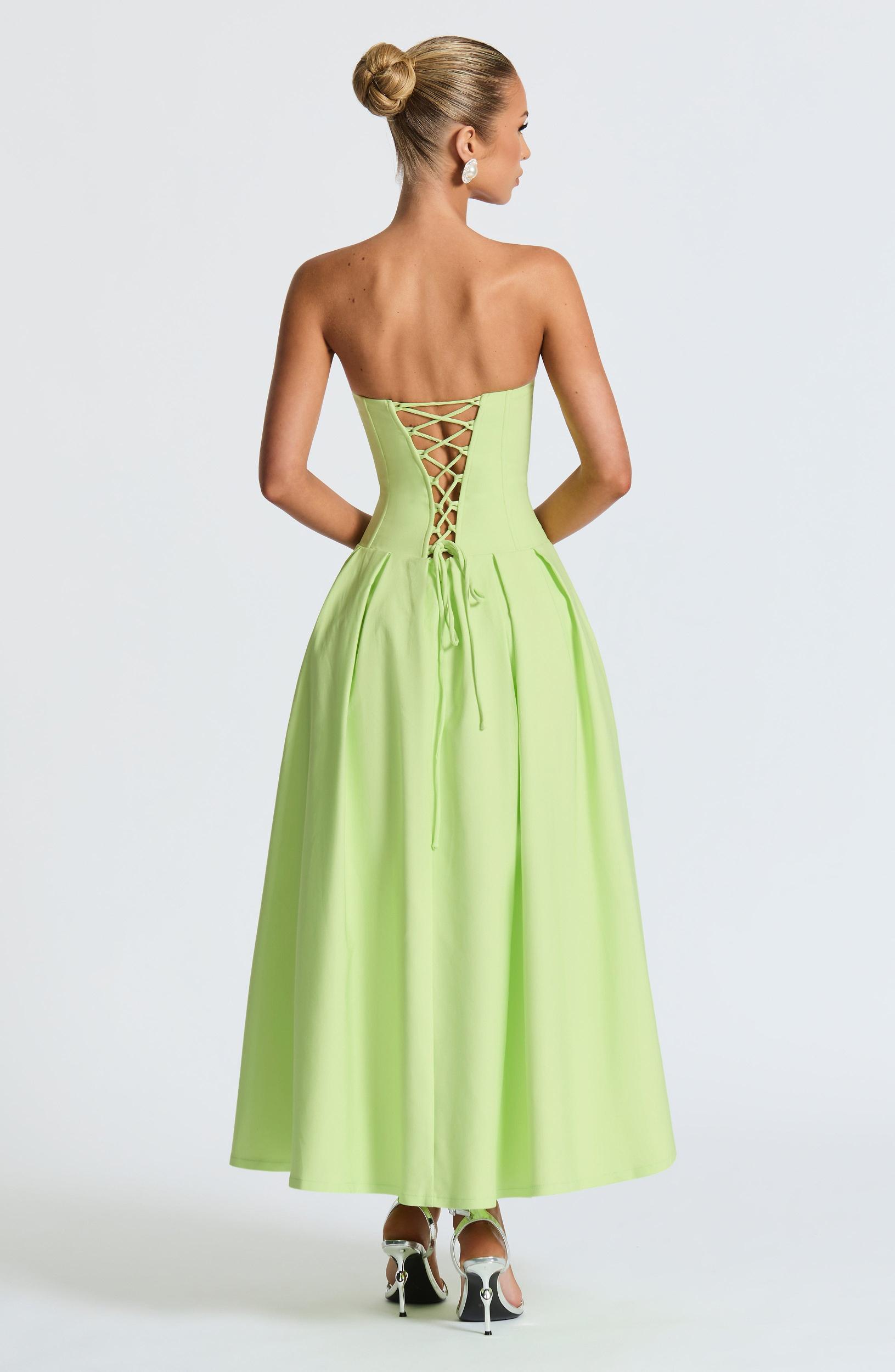 Salma Midi Dress - Lime Product Image