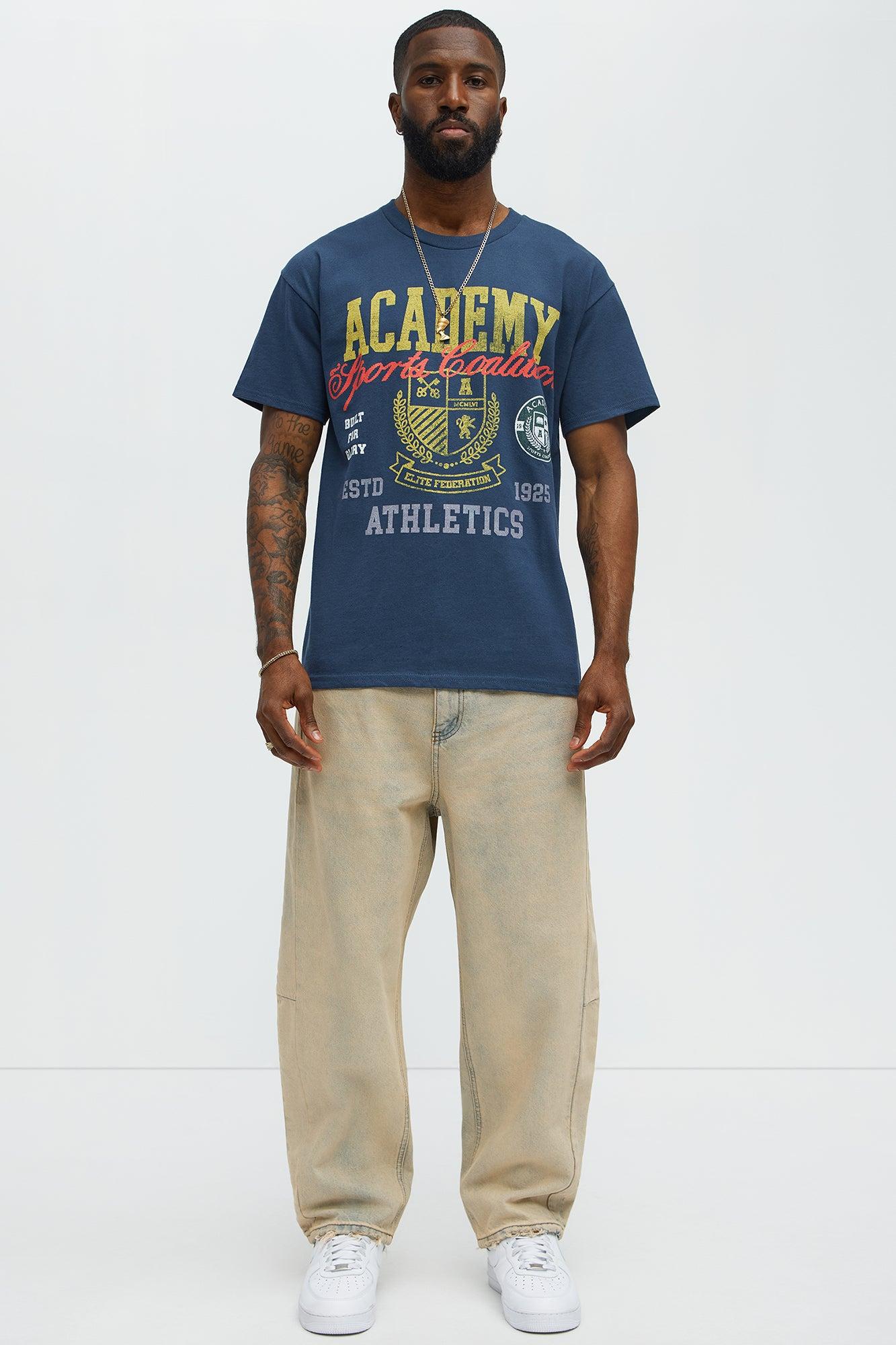 Academy Athletics Short Sleeve Tee - Blue Male Product Image