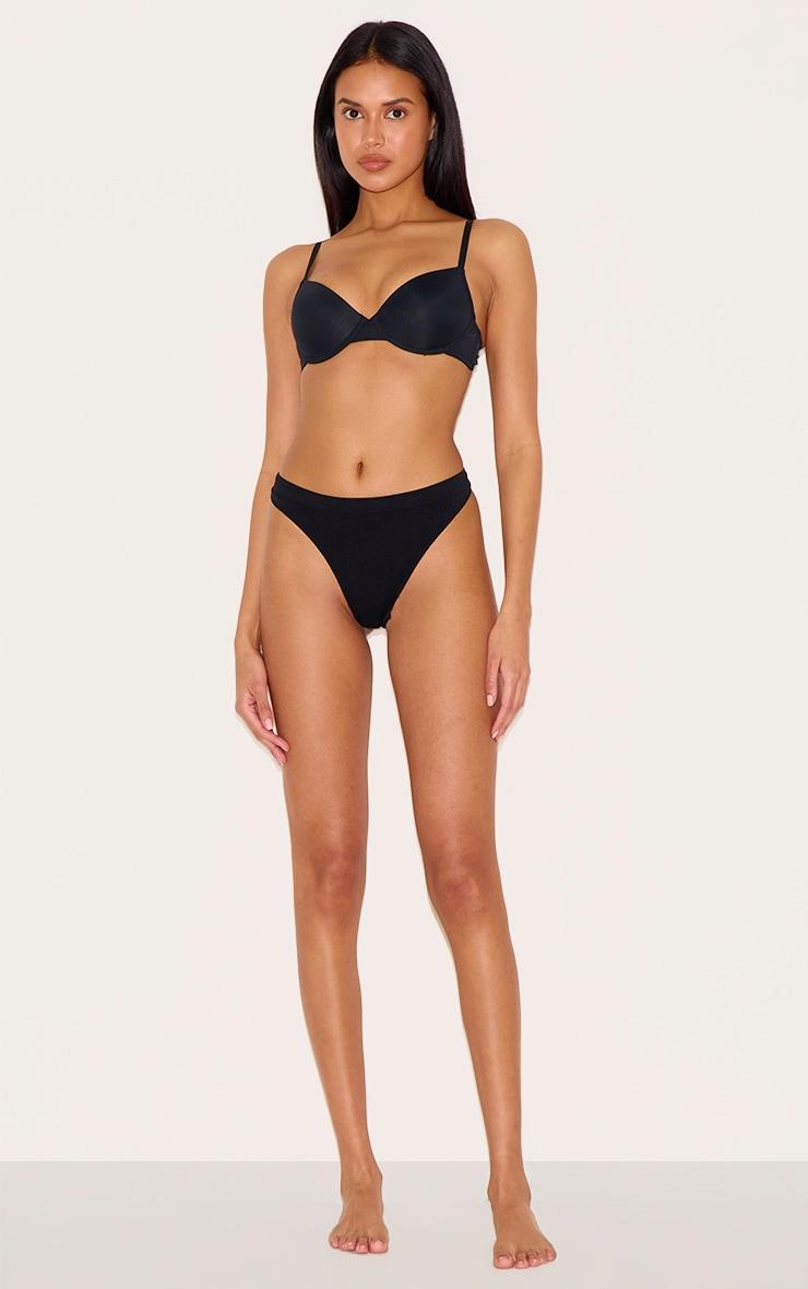 Black Underwired T-Shirt Bra Product Image