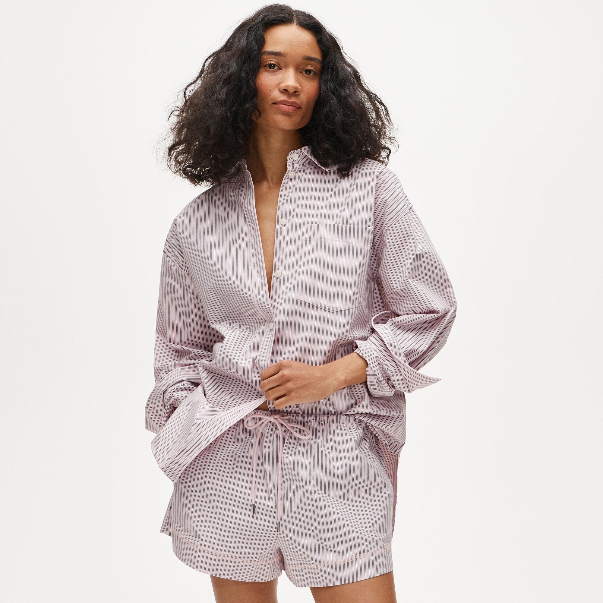 Cruise short in striped lightweight oxford Product Image