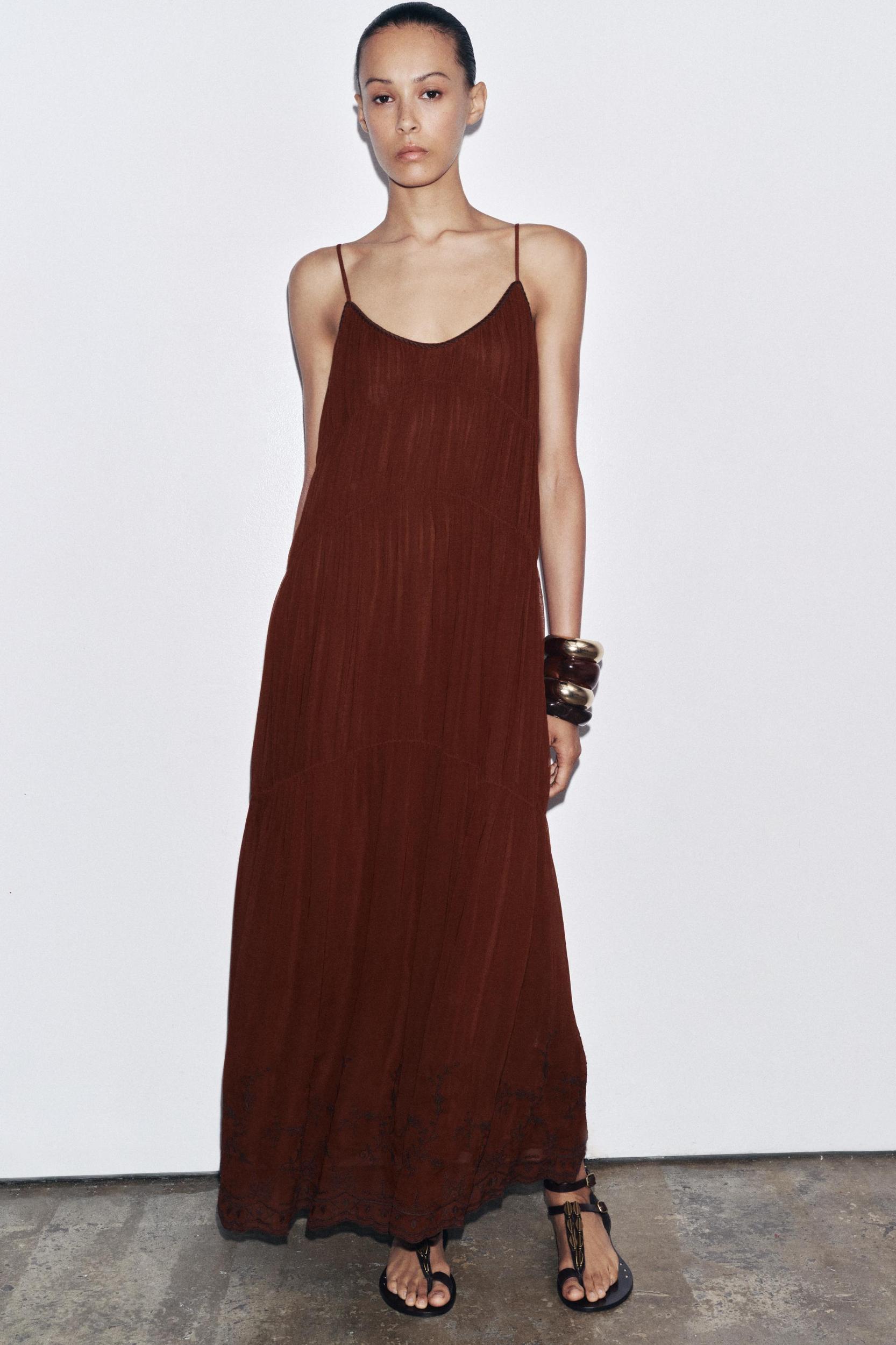 EMBROIDERED DRESS ZW COLLECTION Product Image