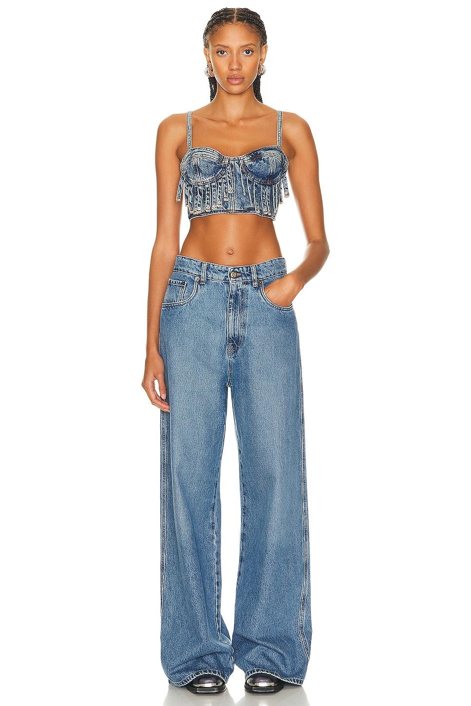 Denim Bra Top Product Image