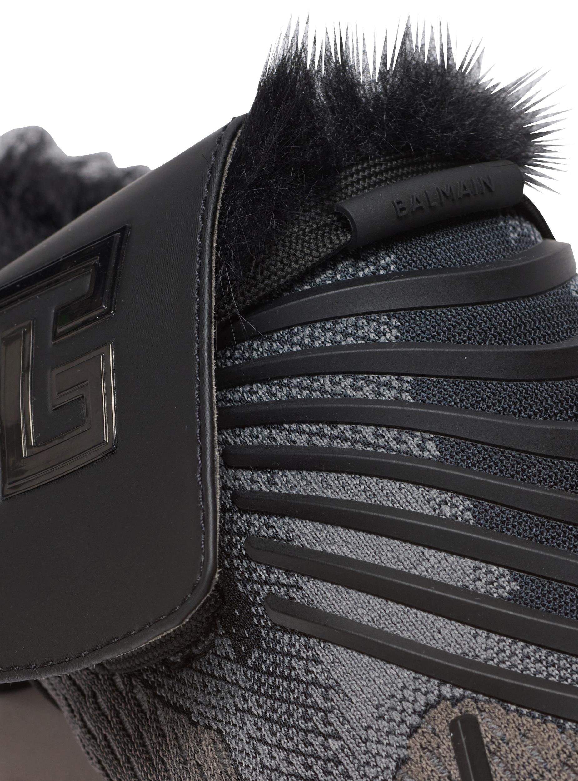 Half Time faux fur-lined mules with technical fabrics Product Image