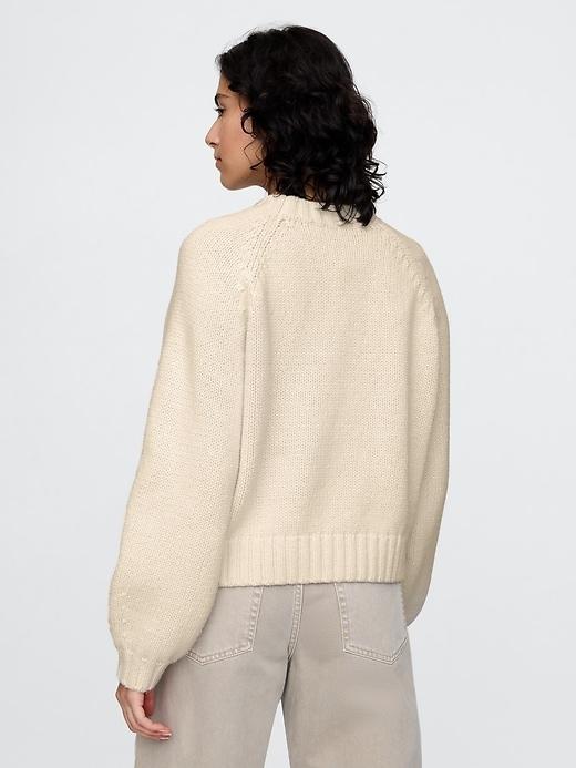 Relaxed Balloon-Sleeve Sweater Product Image