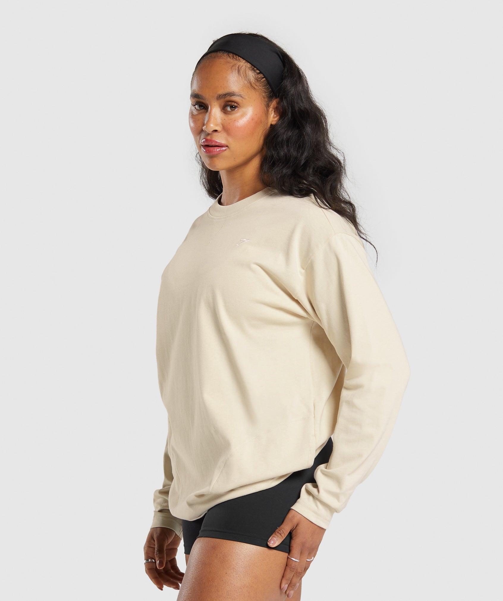 Heavyweight Cotton Long Sleeve Top Product Image
