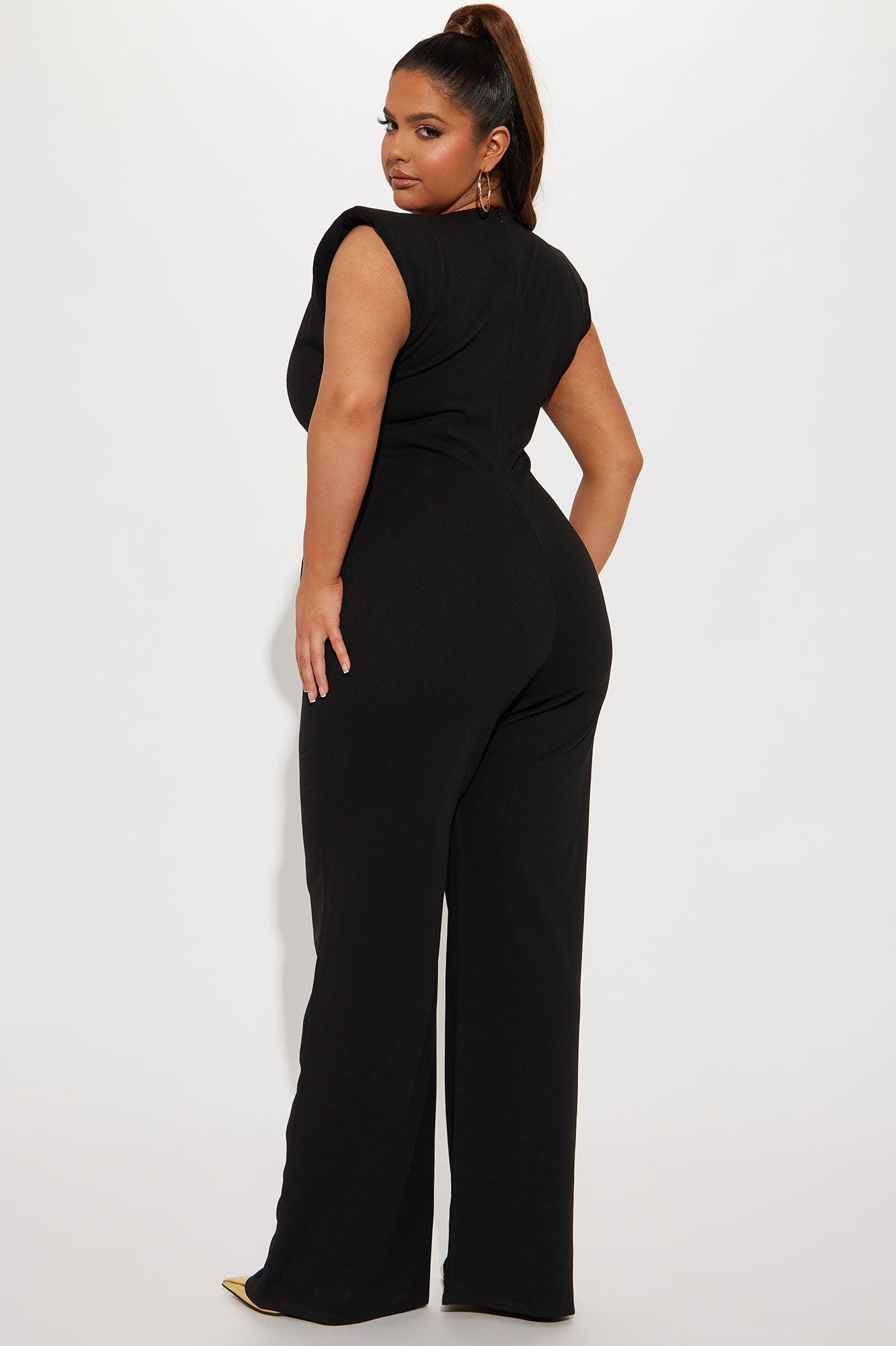 On Point Jumpsuit - Black Product Image