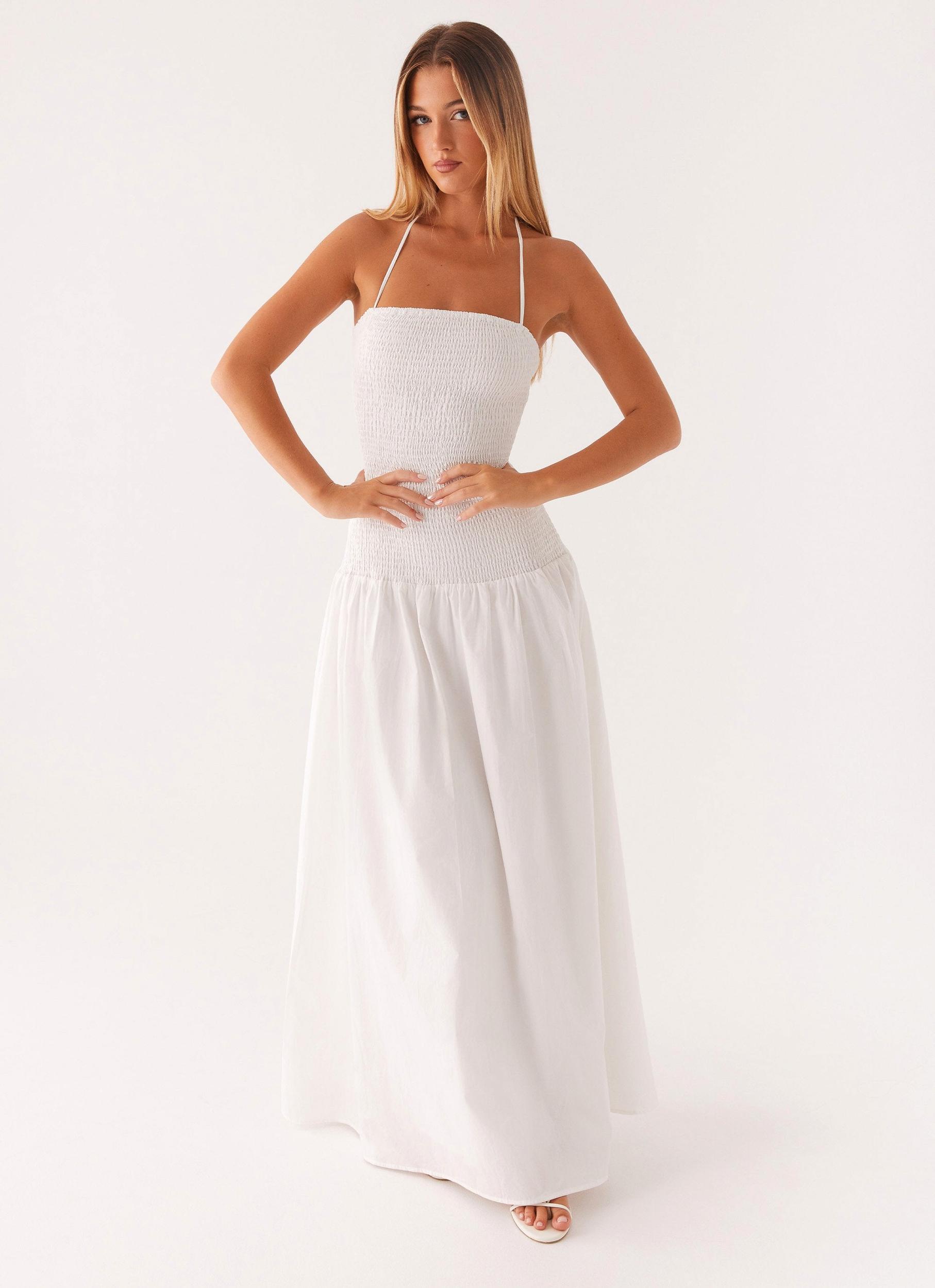 Zahra Maxi Dress - White Product Image