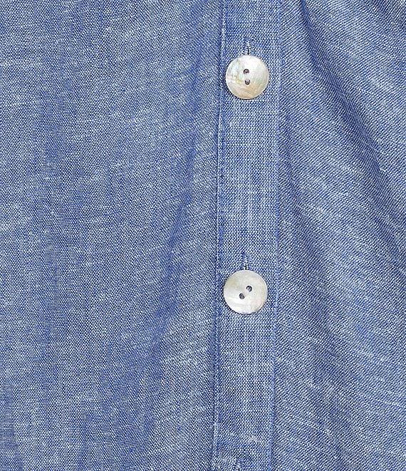 Westbound V-Neck Button Front Flutter Sleeve Top Product Image
