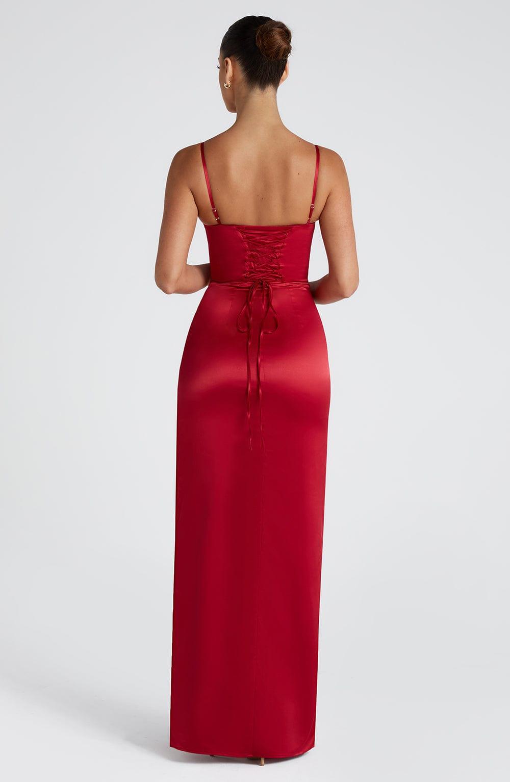 Clementine Maxi Dress - Red Product Image