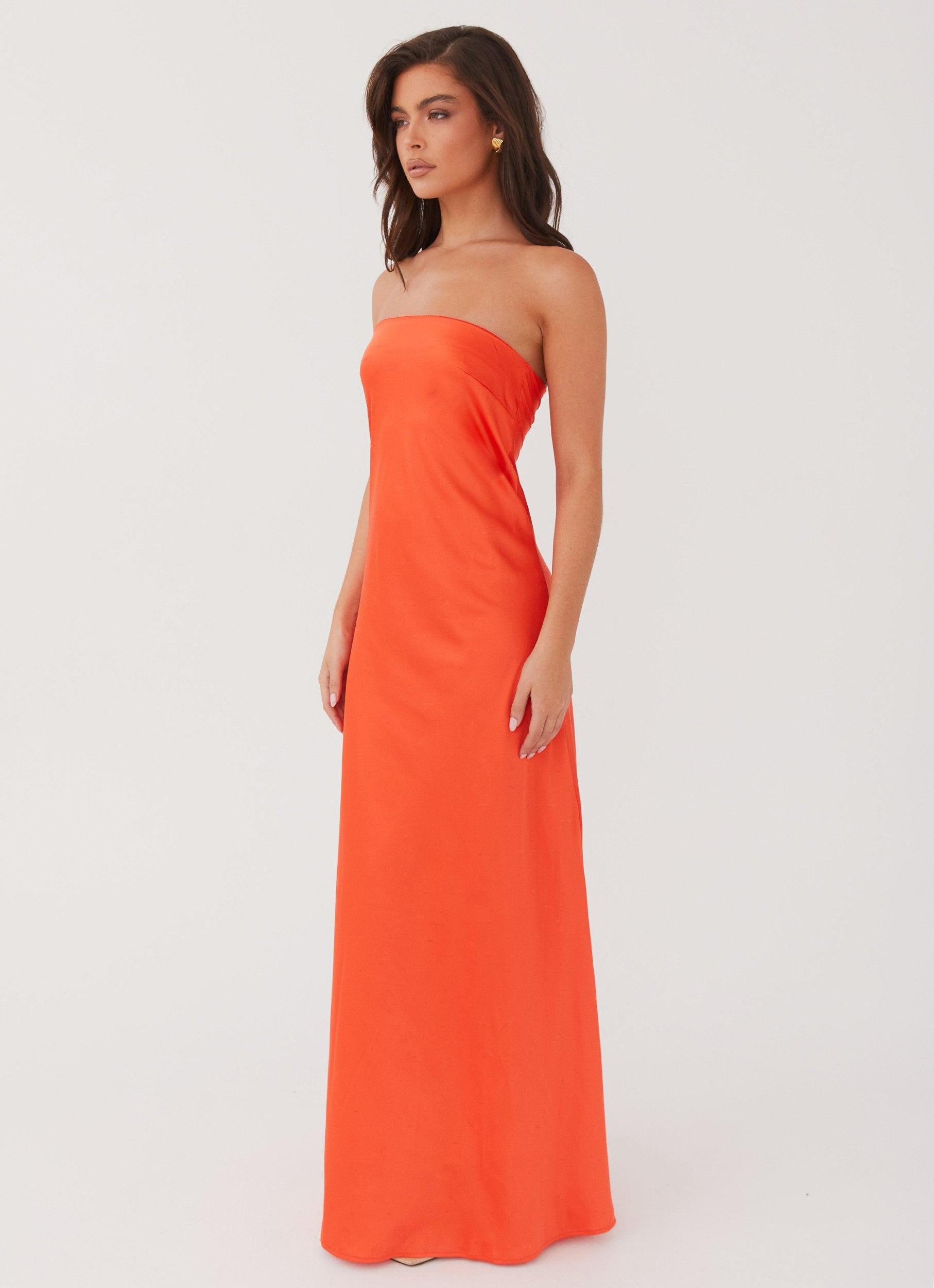 Chantelle Strapless Maxi Dress - Sunset Product Image