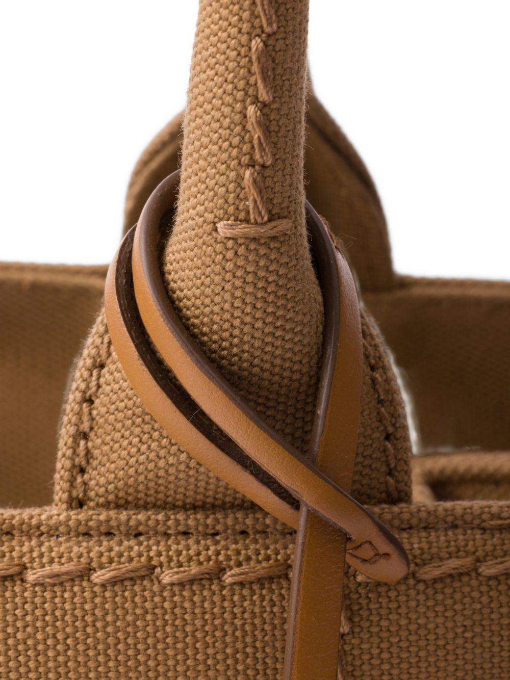 mini logo-embossed tote bag Product Image