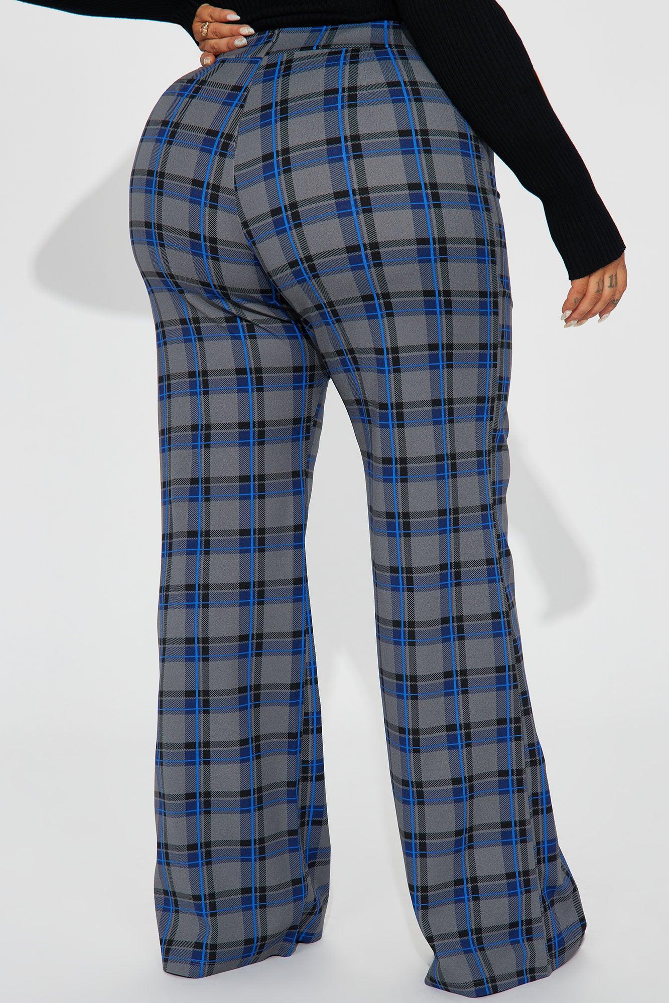 Victoria High Waisted Dress Pant - Grey/combo Product Image