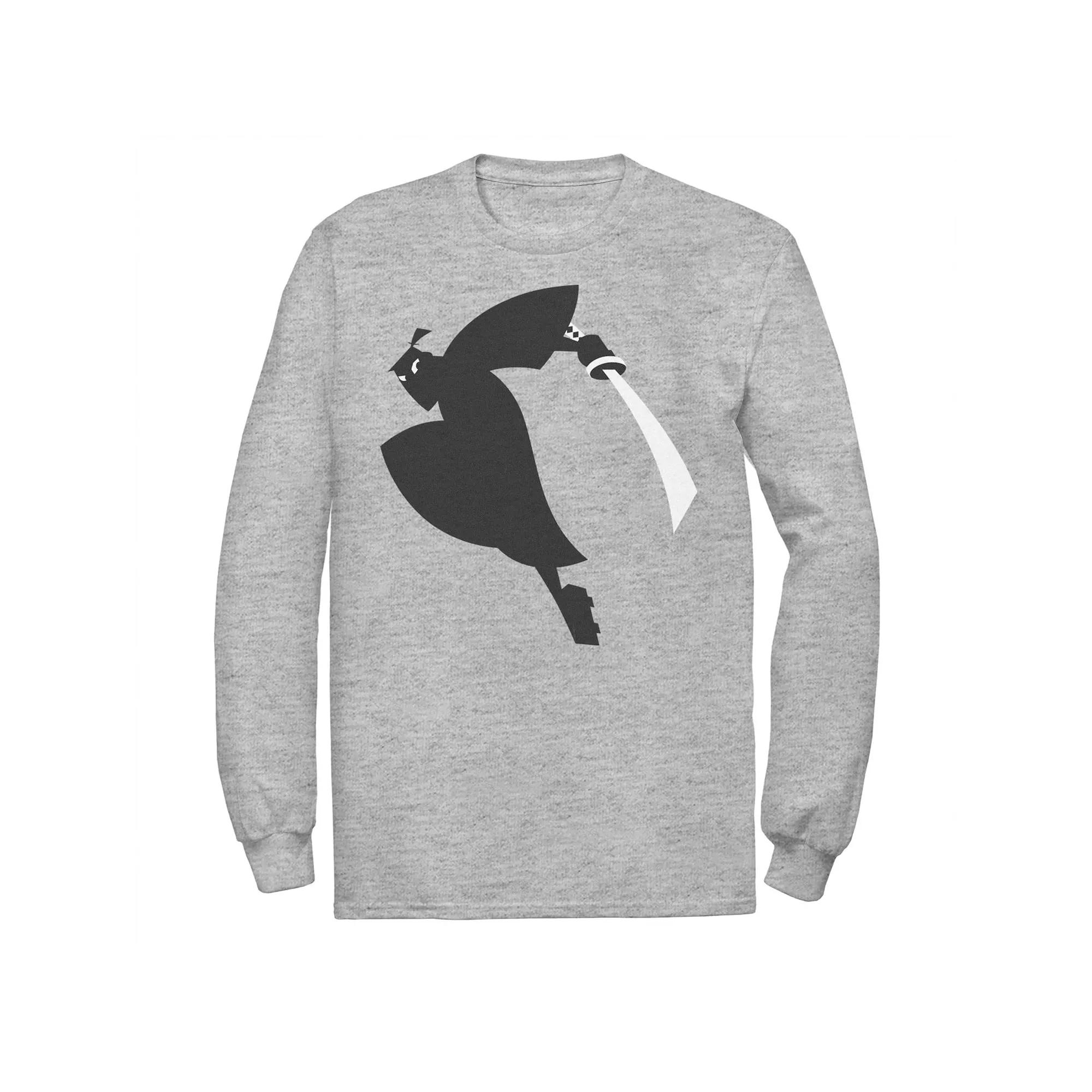 Men's Cartoon Network Samurai Jack Leaping Sword Tee, Size: Large, Athletic Grey Product Image