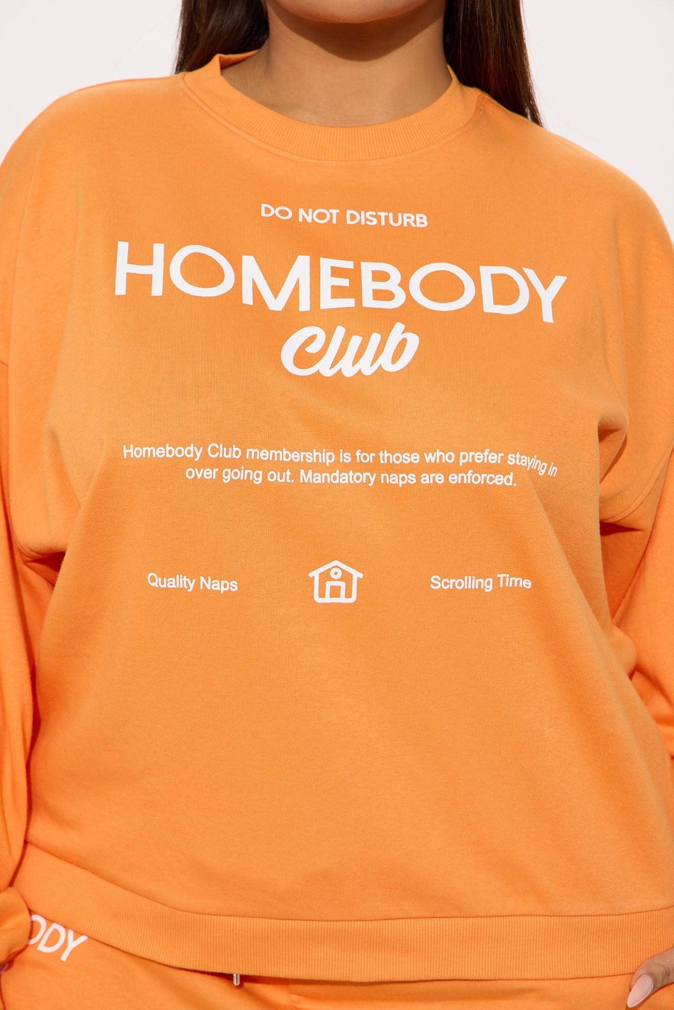 Homebody Club Jogger Set - Orange Product Image