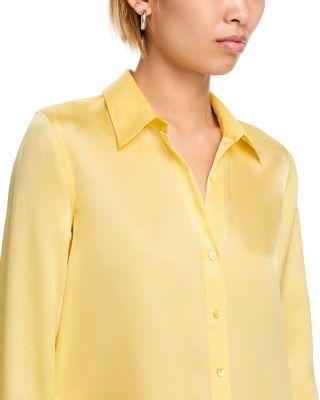 Tyler Silk Button Front Blouse Product Image