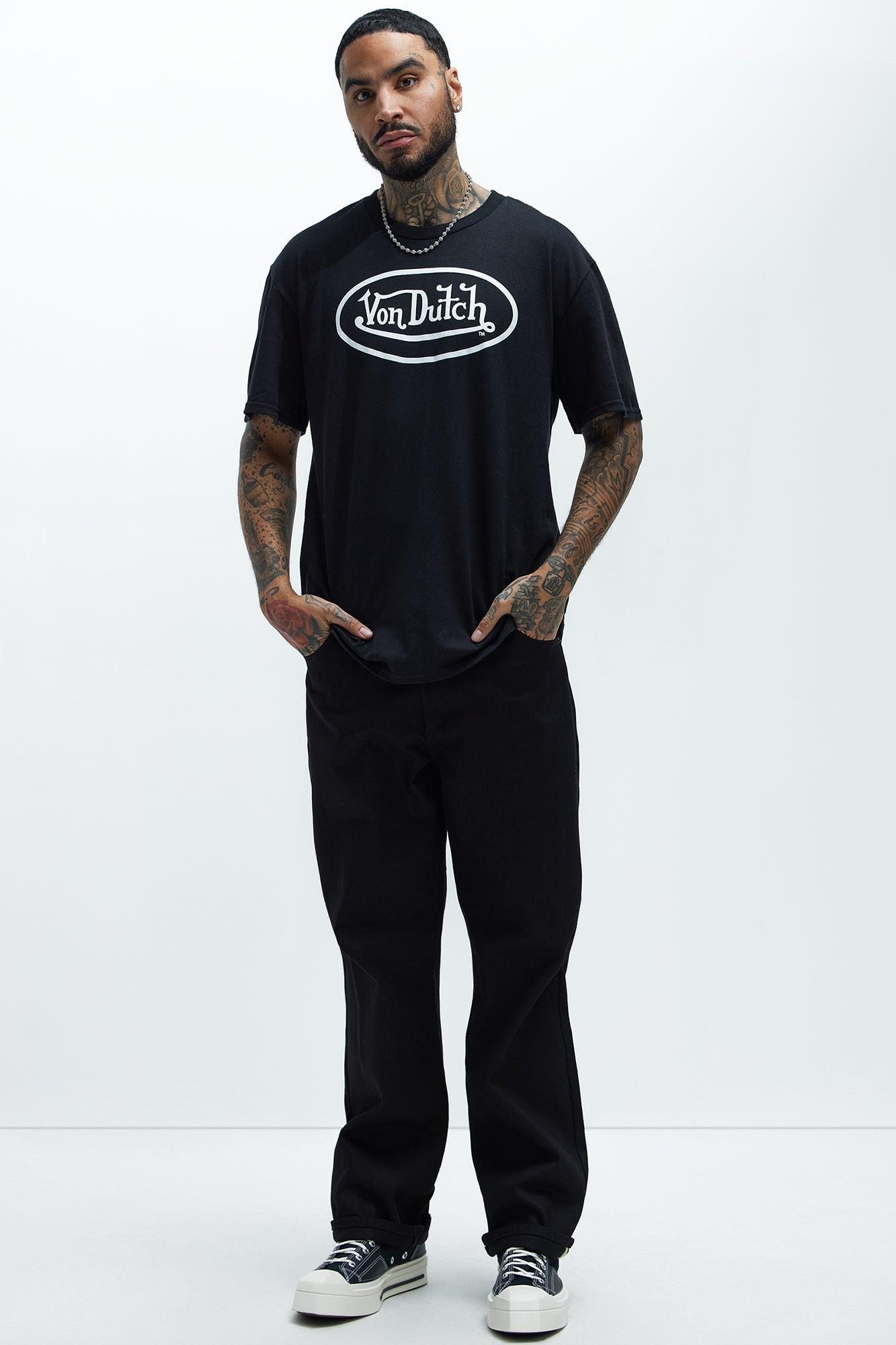 Von Dutch Logo Short Sleeve Tee - Black Product Image